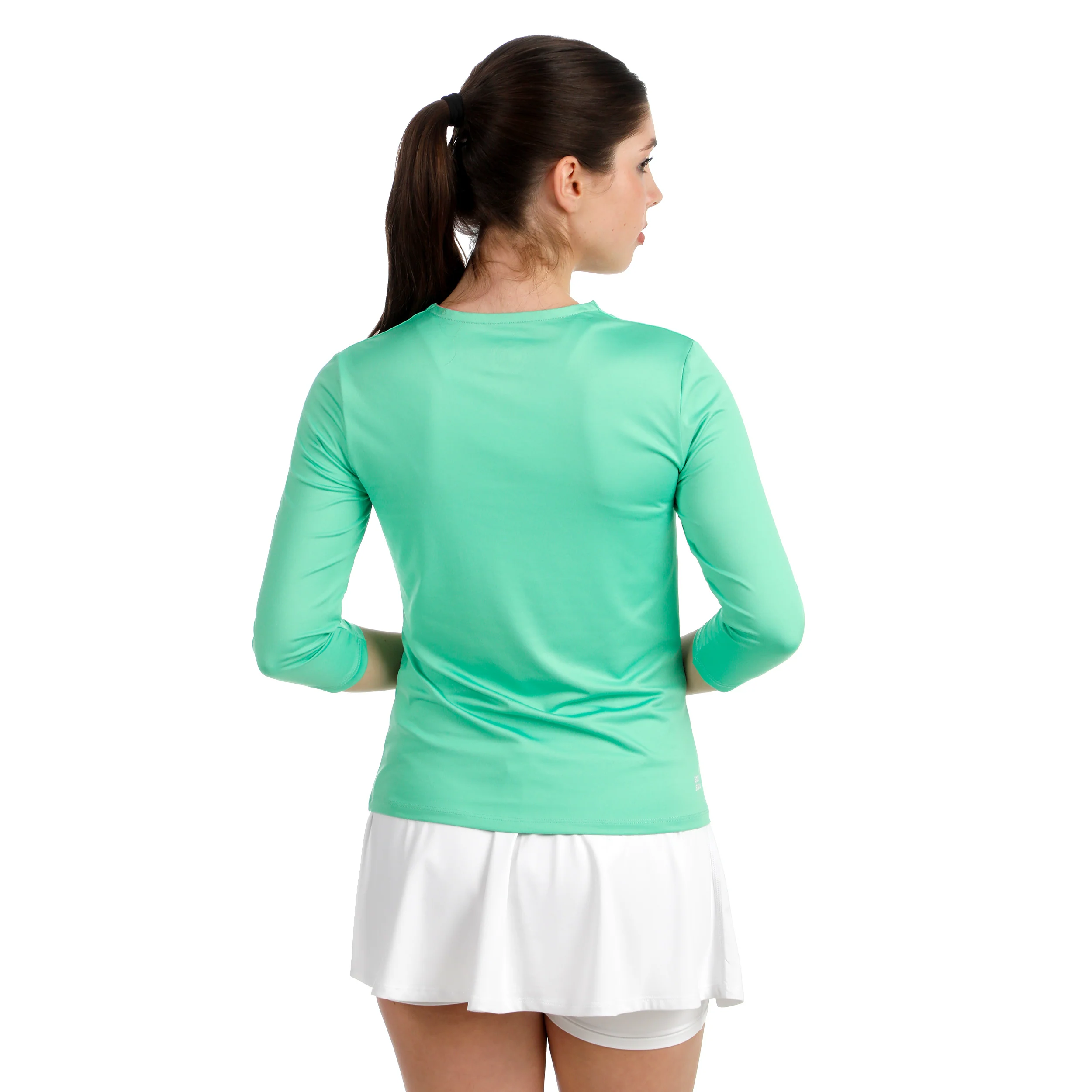 Crew 2.0 V-Neck Camiseta de manga larga Mujeres-verde - Image 2