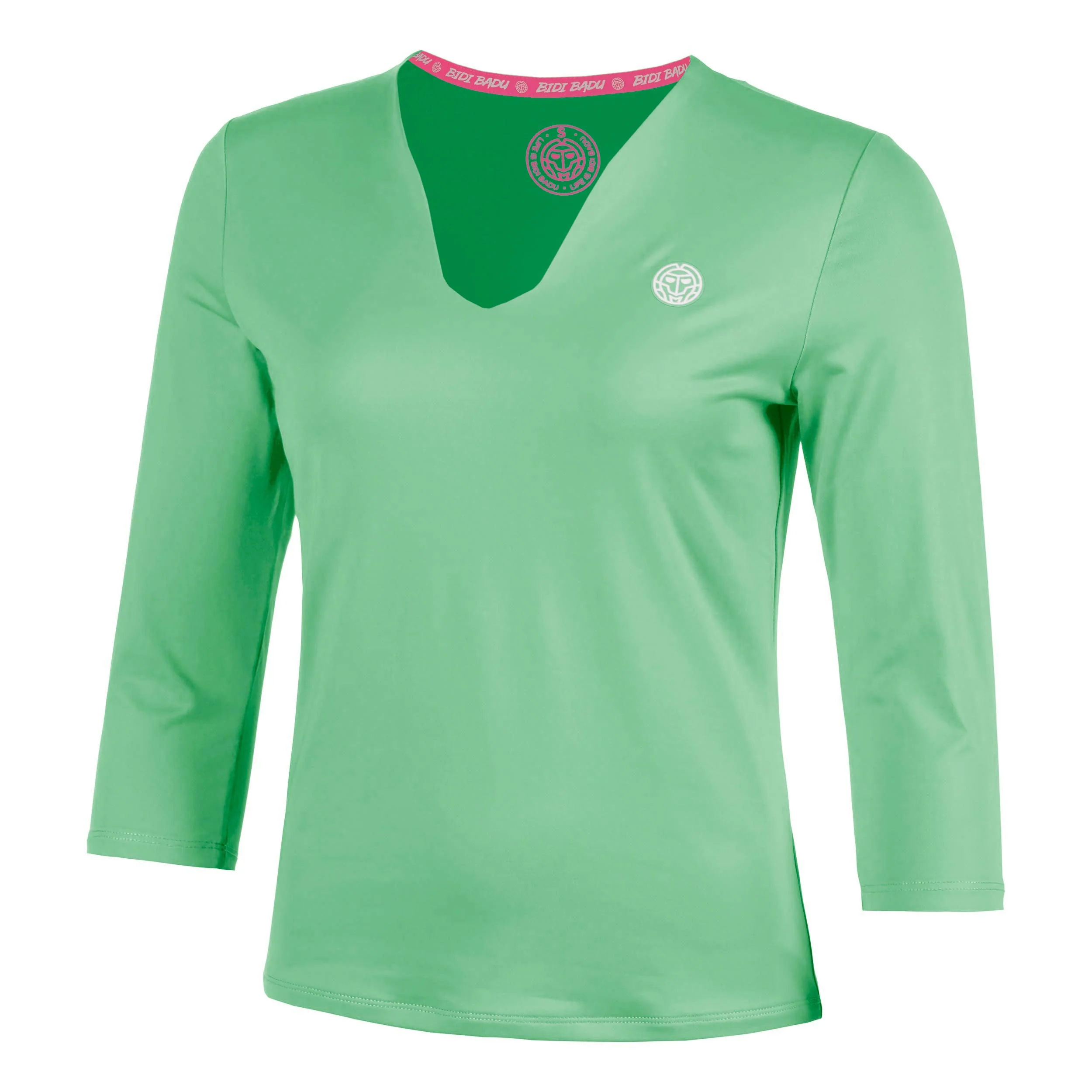 Crew 2.0 V-Neck Camiseta de manga larga Mujeres-verde - Image 5