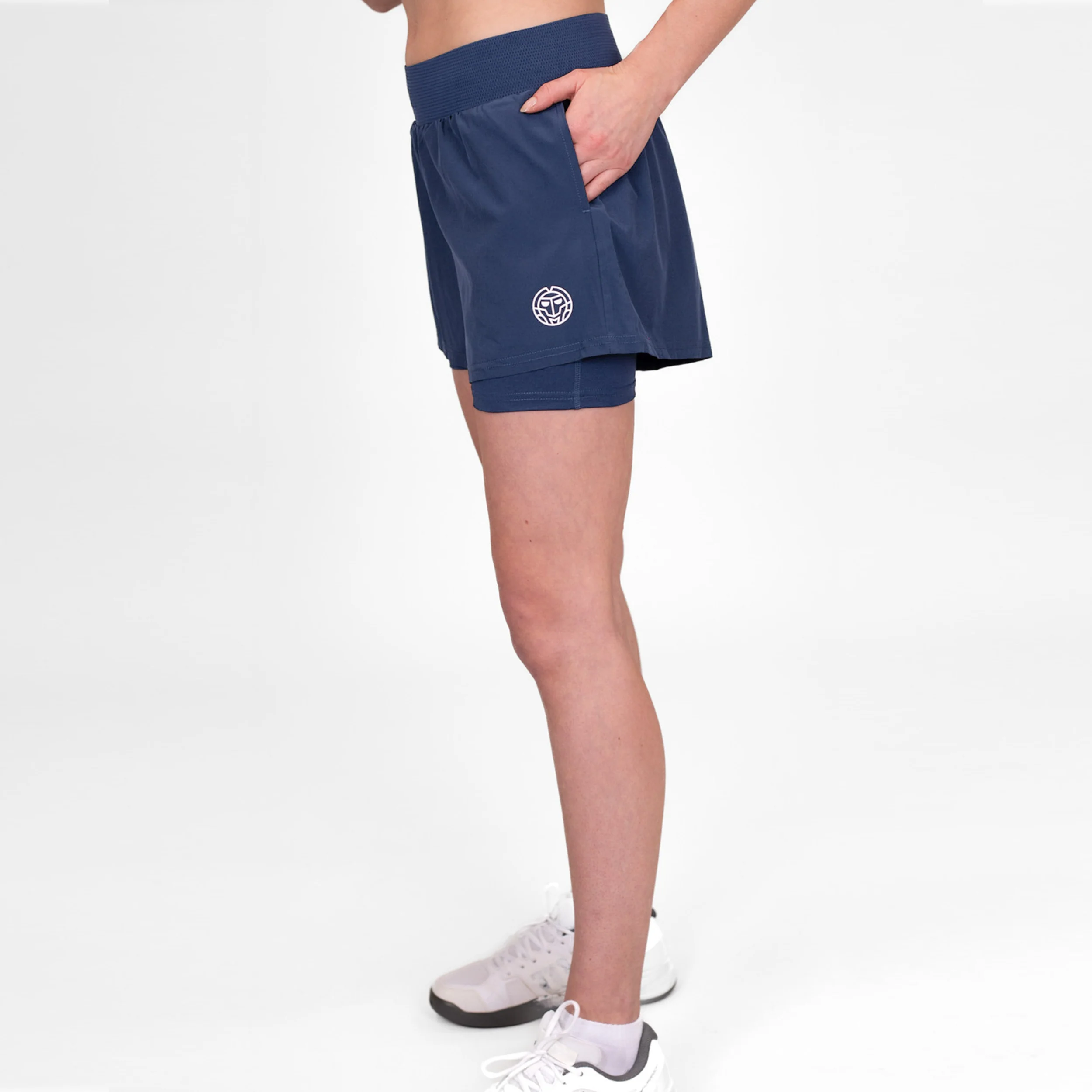 Crew 2in1 Shorts Mujeres-Azul Oscuro - Image 7