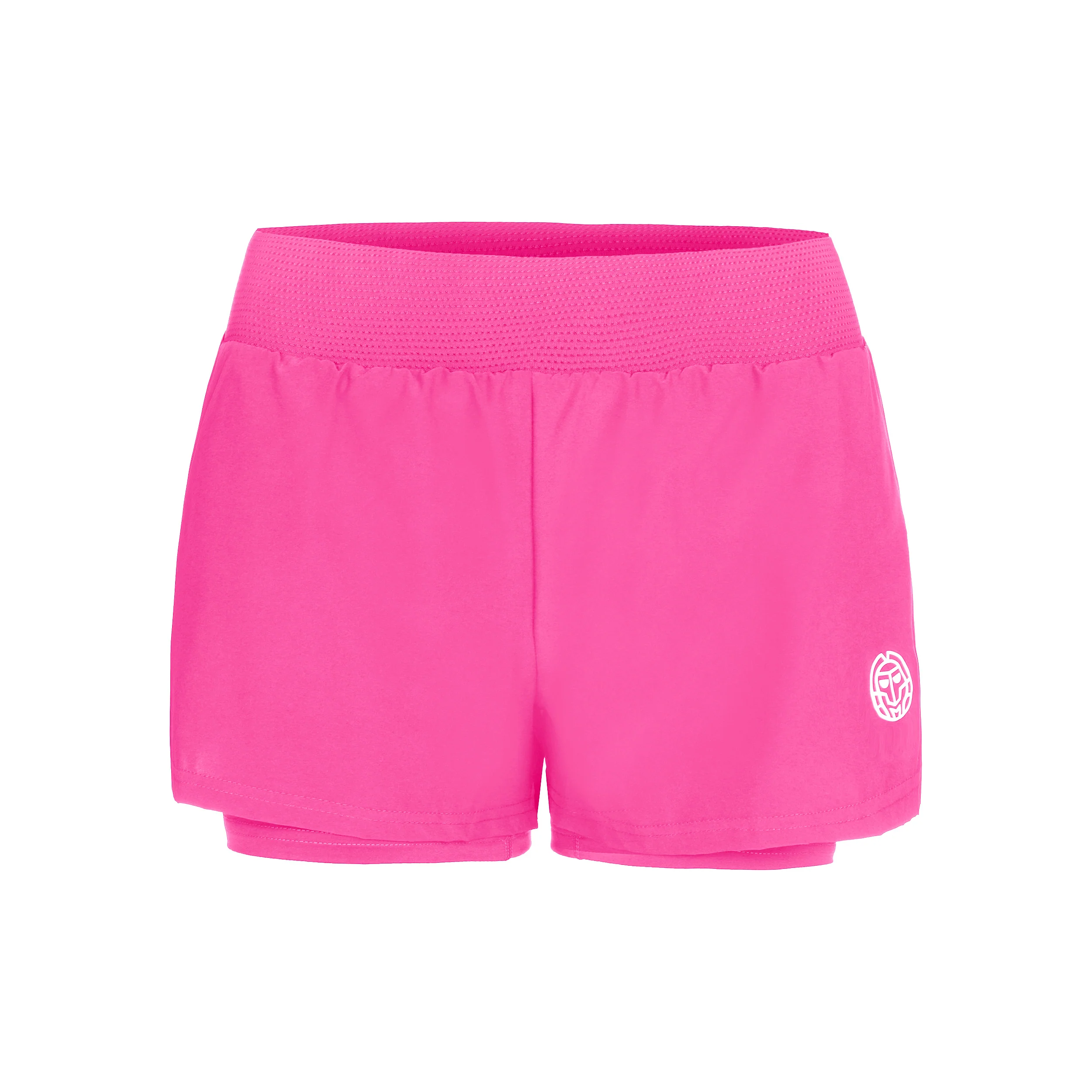 Crew 2in1 Shorts Mujeres-Rosa