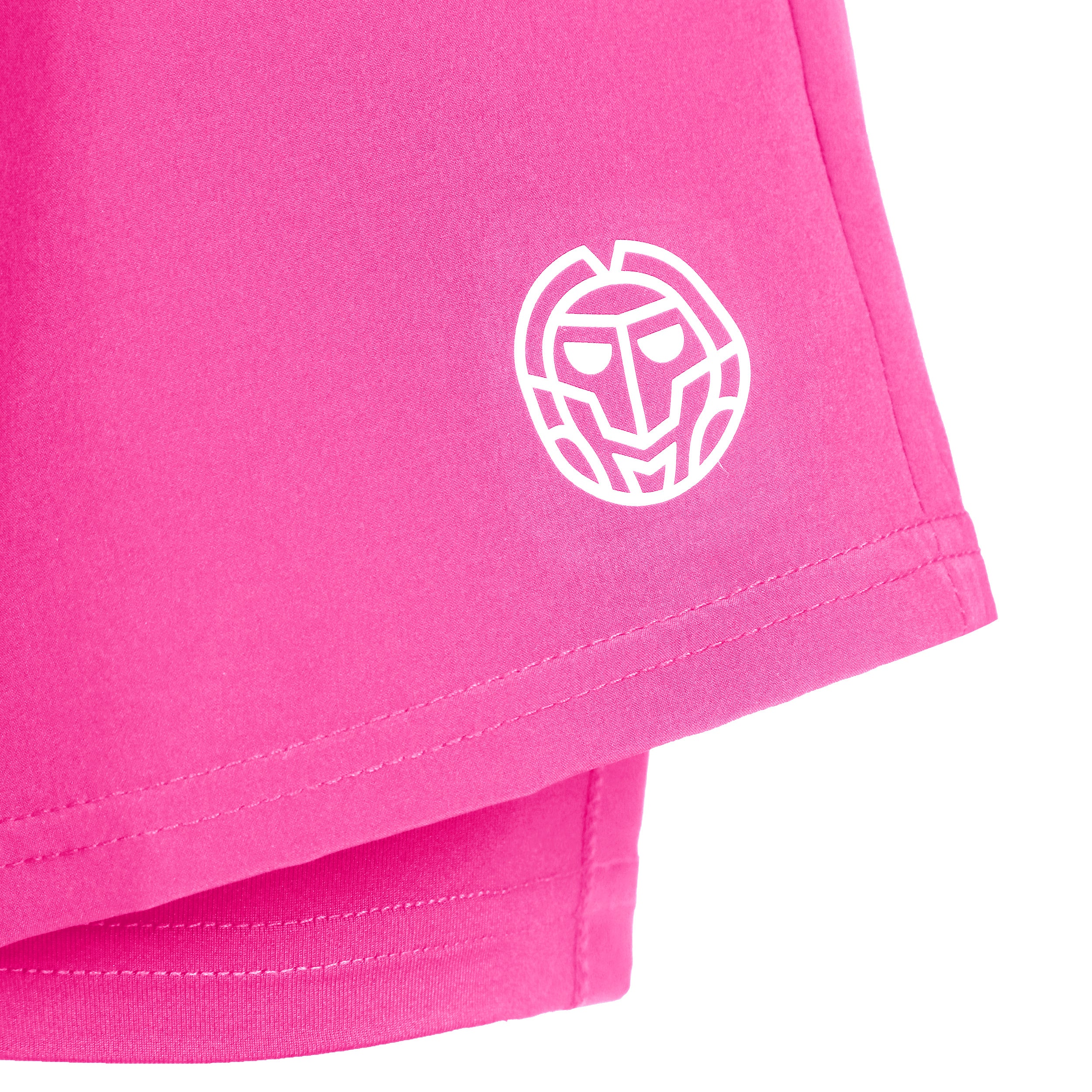 Crew 2in1 Shorts Mujeres-Rosa - Image 3