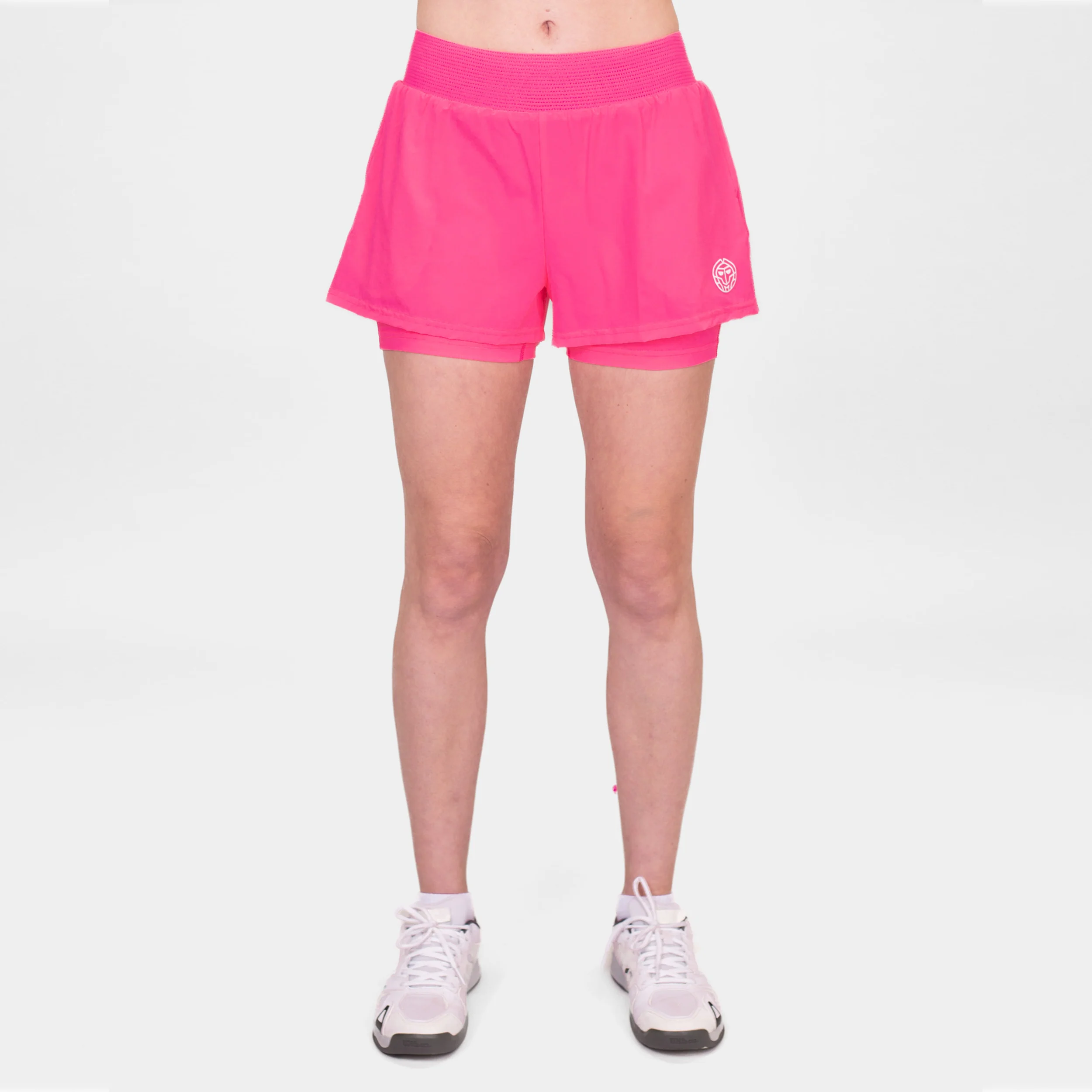 Crew 2in1 Shorts Mujeres-Rosa - Image 6