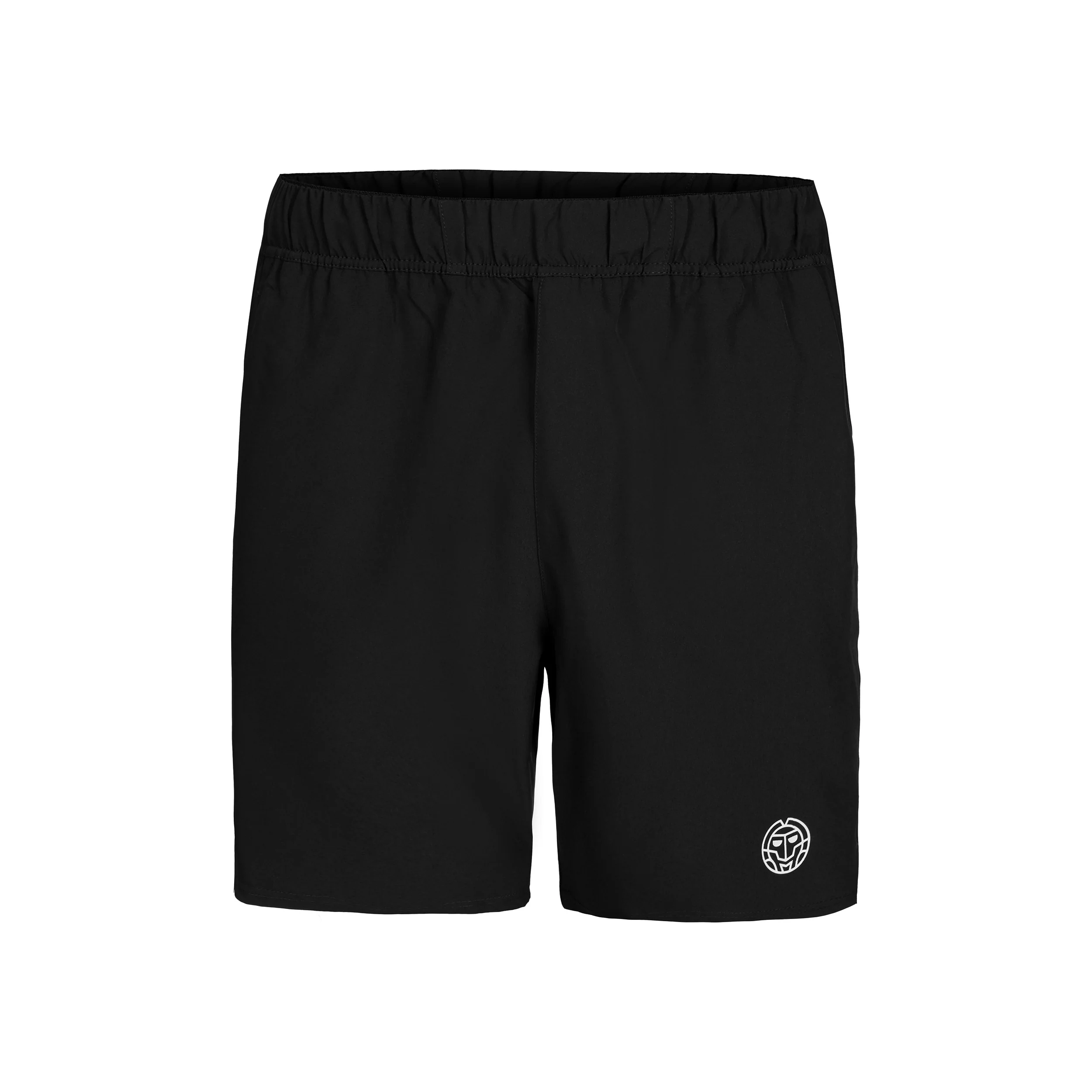 Crew 7in Shorts Hombres-Negro