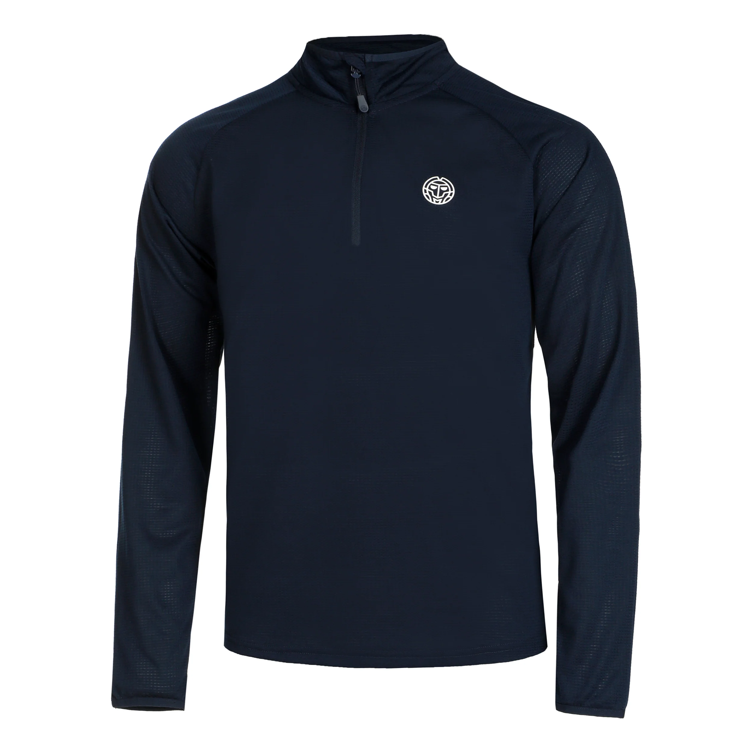Crew Camiseta De Manga Larga Hombres-Azul Oscuro