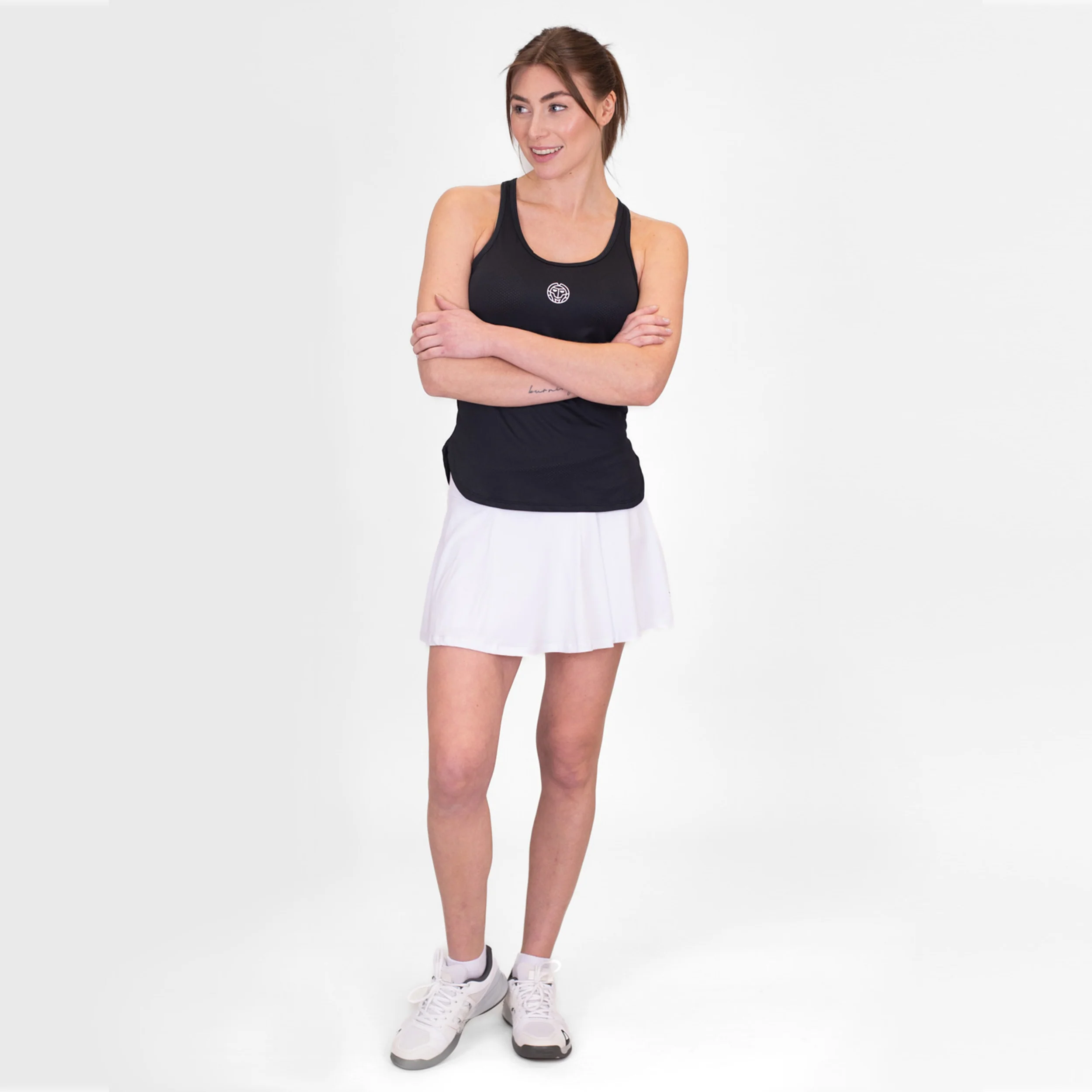 Crew Camiseta De Tirantes Mujeres-Negro - Image 8