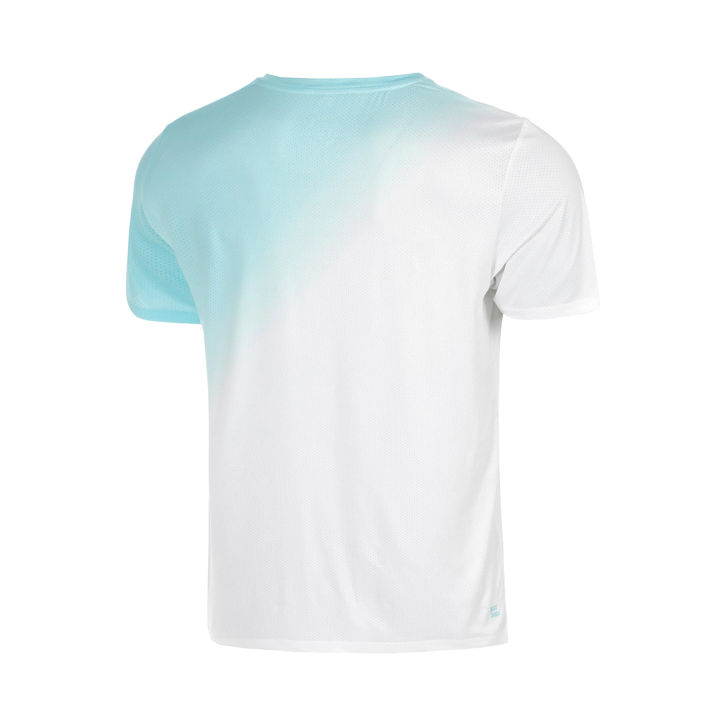 Crew Fade Camiseta de manga corta Chicos-turquesa, blanco - Image 2
