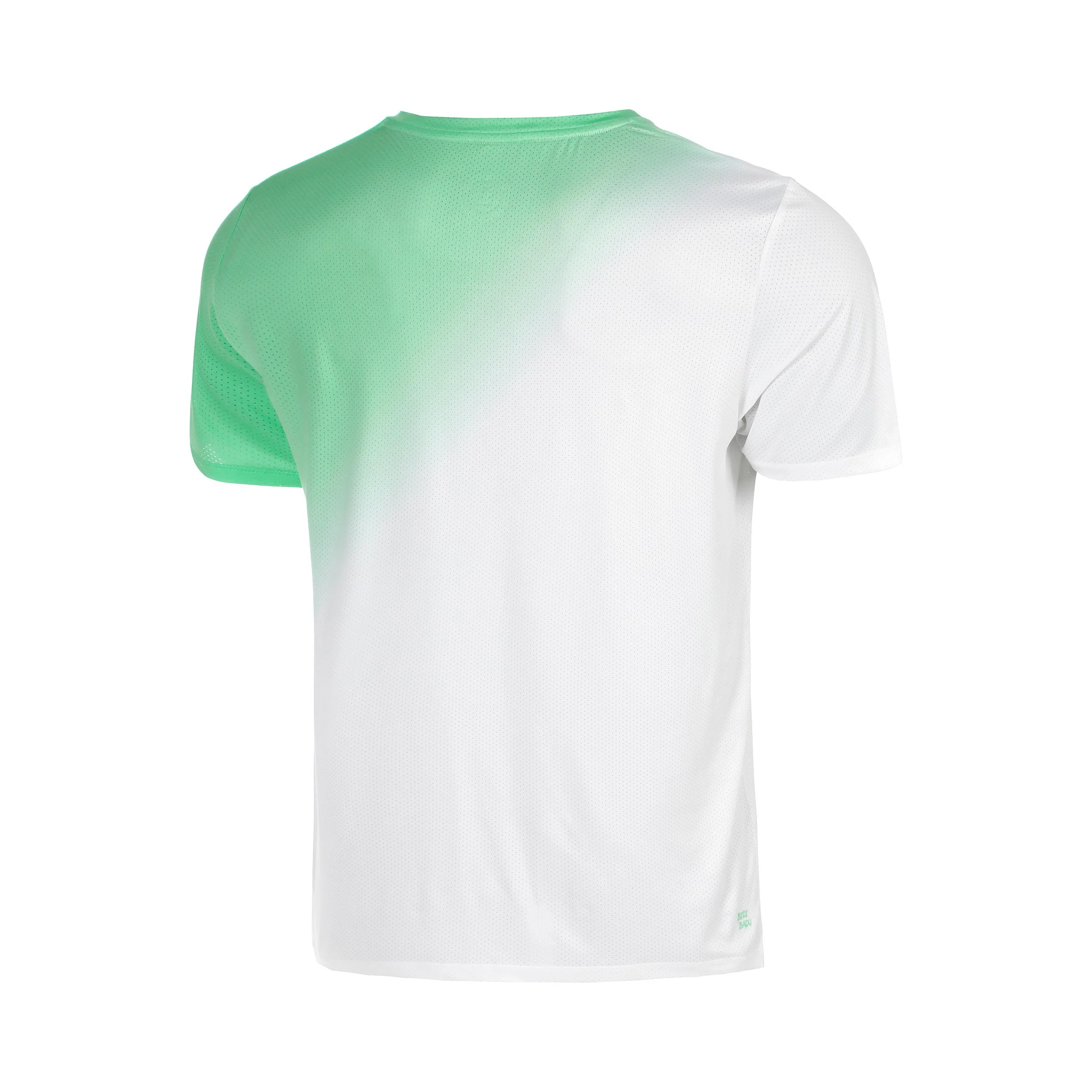 Crew Fade Camiseta de manga corta Chicos-verde, blanco - Image 2