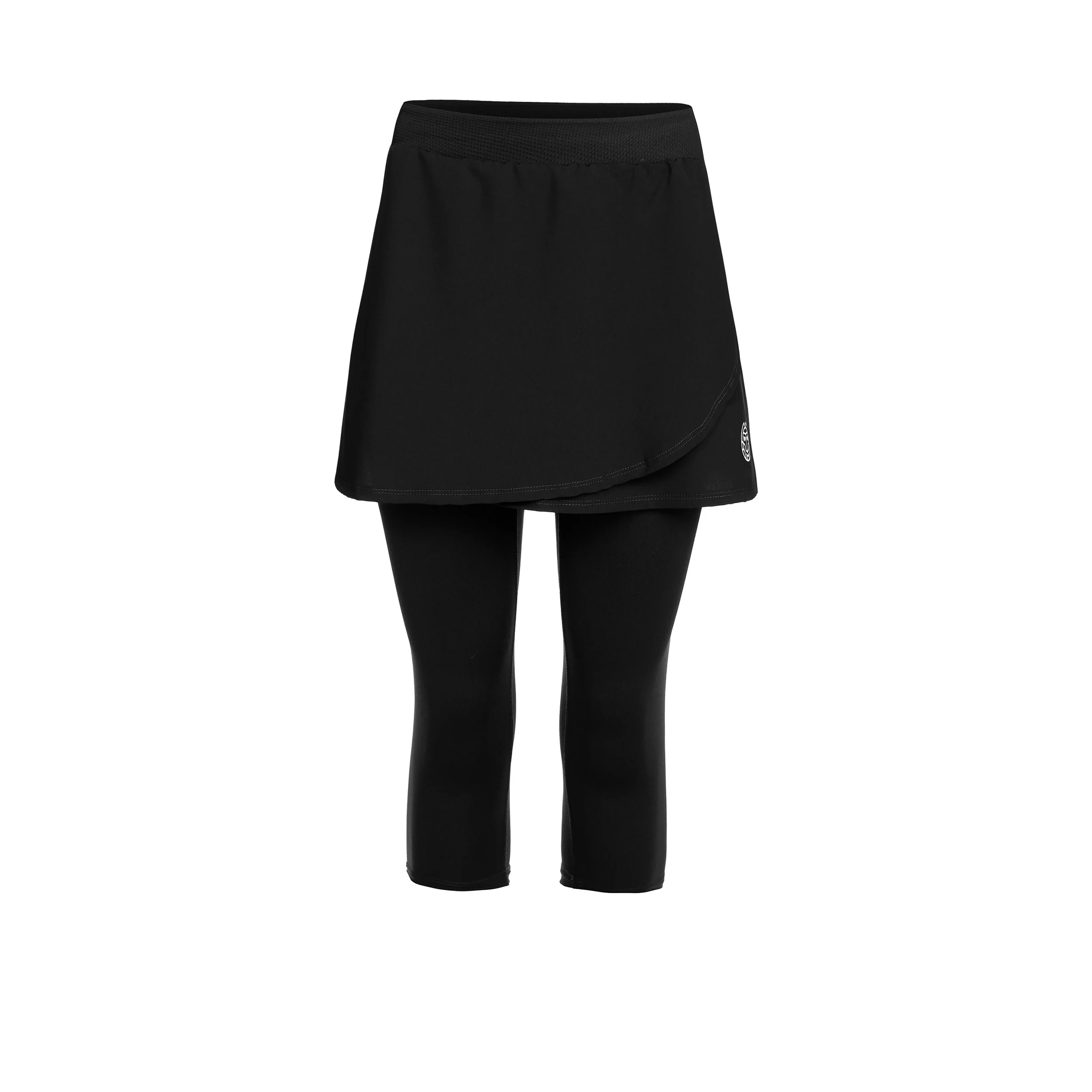 Crew Falda Con Malla Chicas-Negro