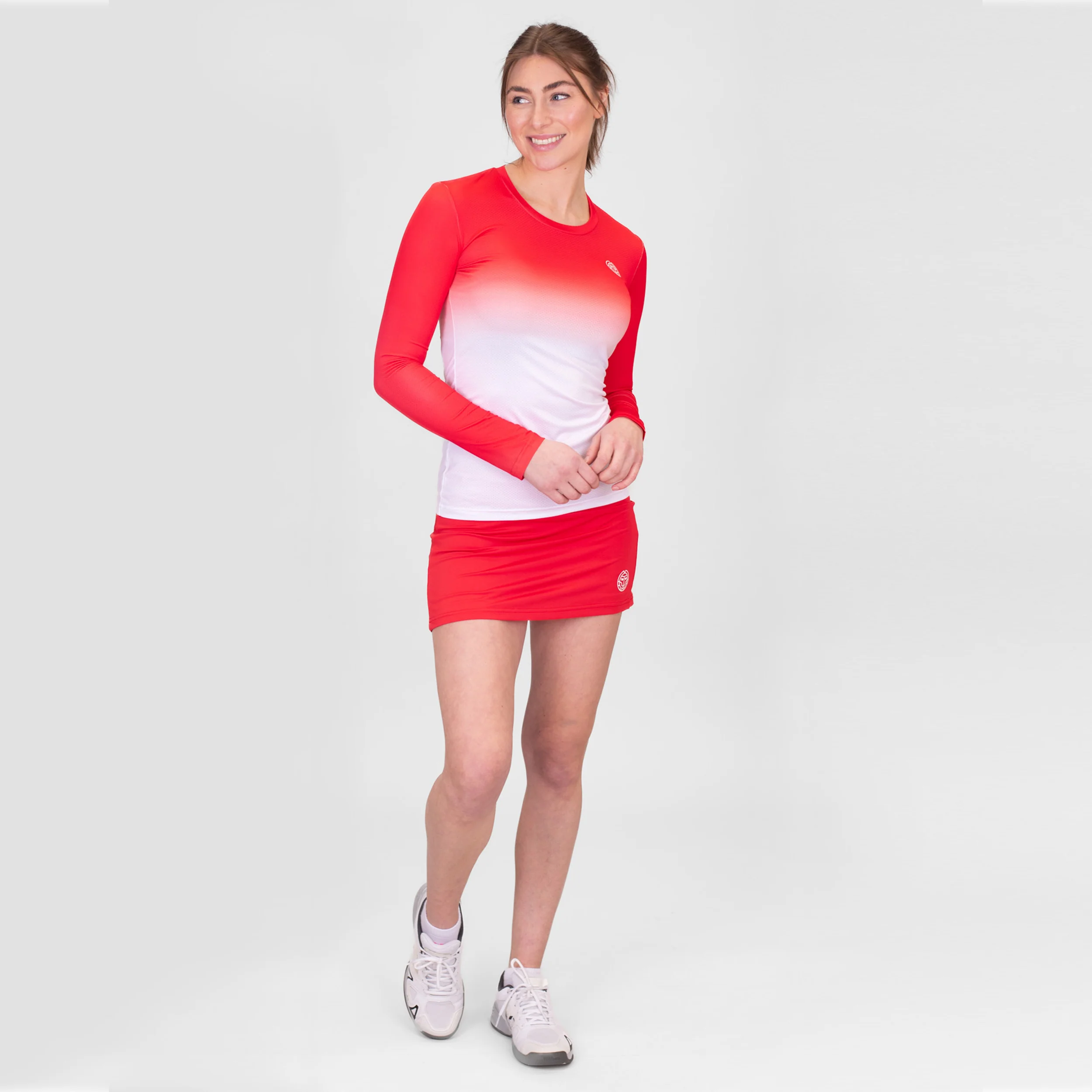 Crew Falda Mujeres-Rojo - Image 11
