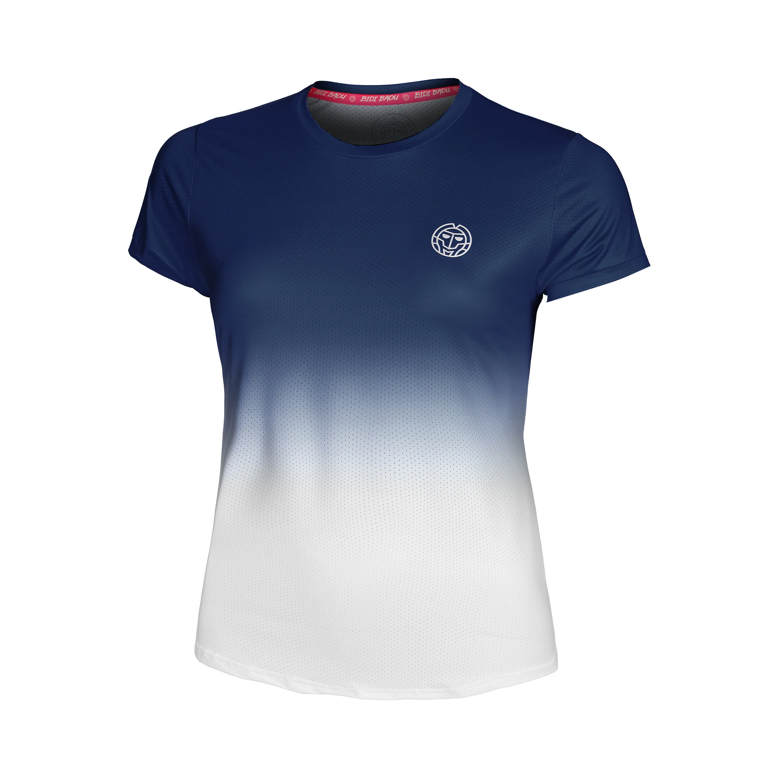 Crew Gradiant Camiseta De Manga Corta Chicas-Azul Oscuro,Blanco