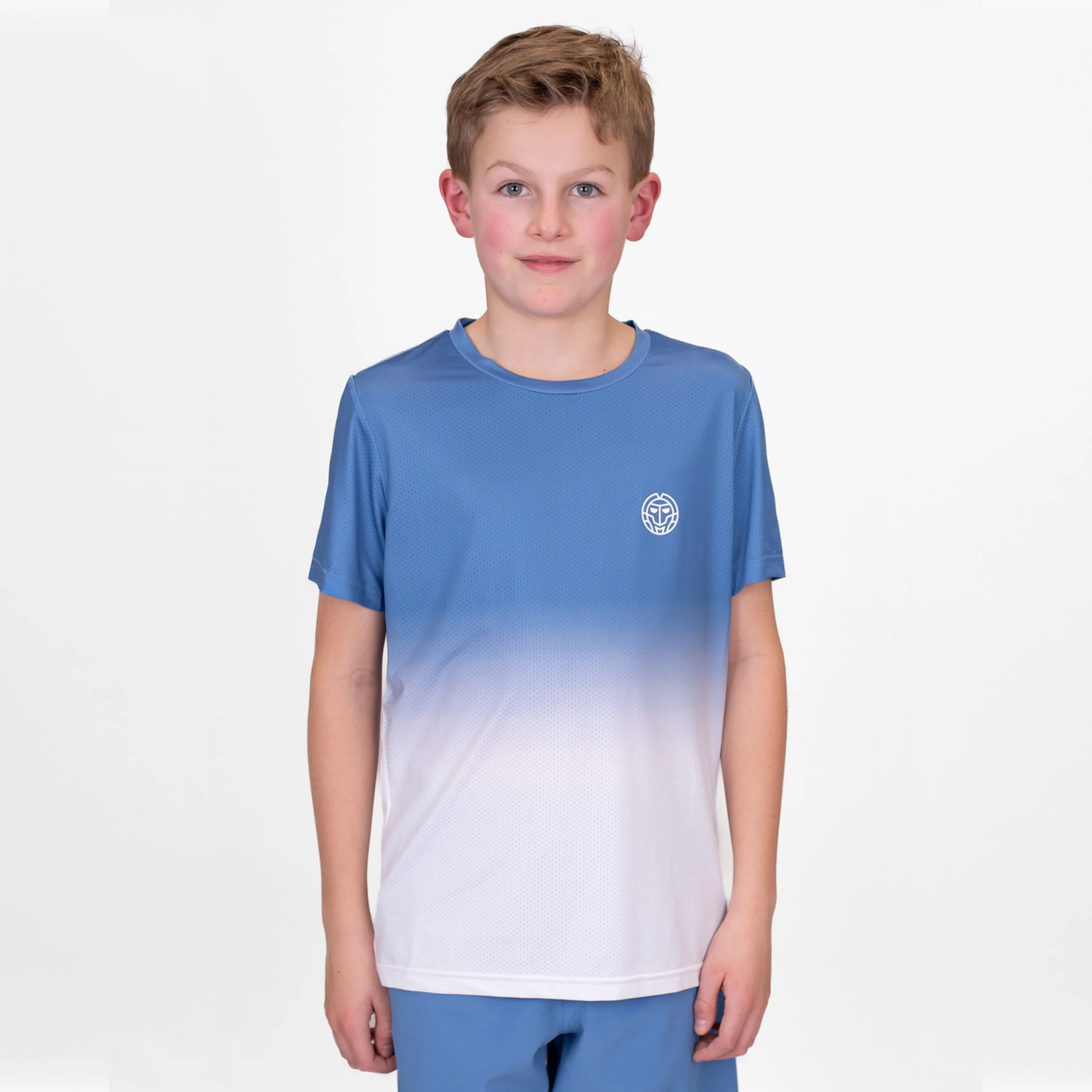 Crew Gradiant Camiseta De Manga Corta Chicos-Azul,Blanco
