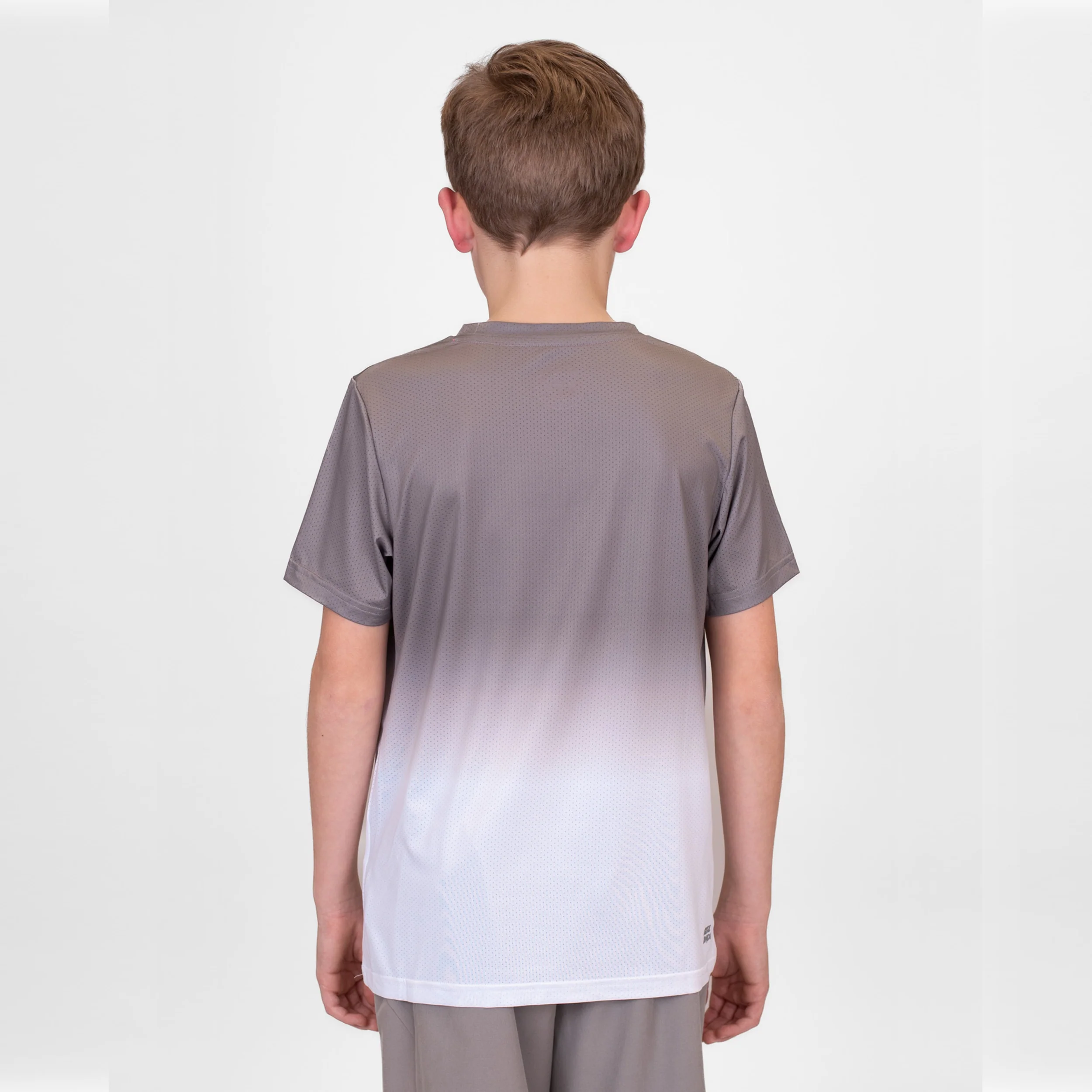 Crew Gradiant Camiseta De Manga Corta Chicos-Gris,Blanco - Image 6
