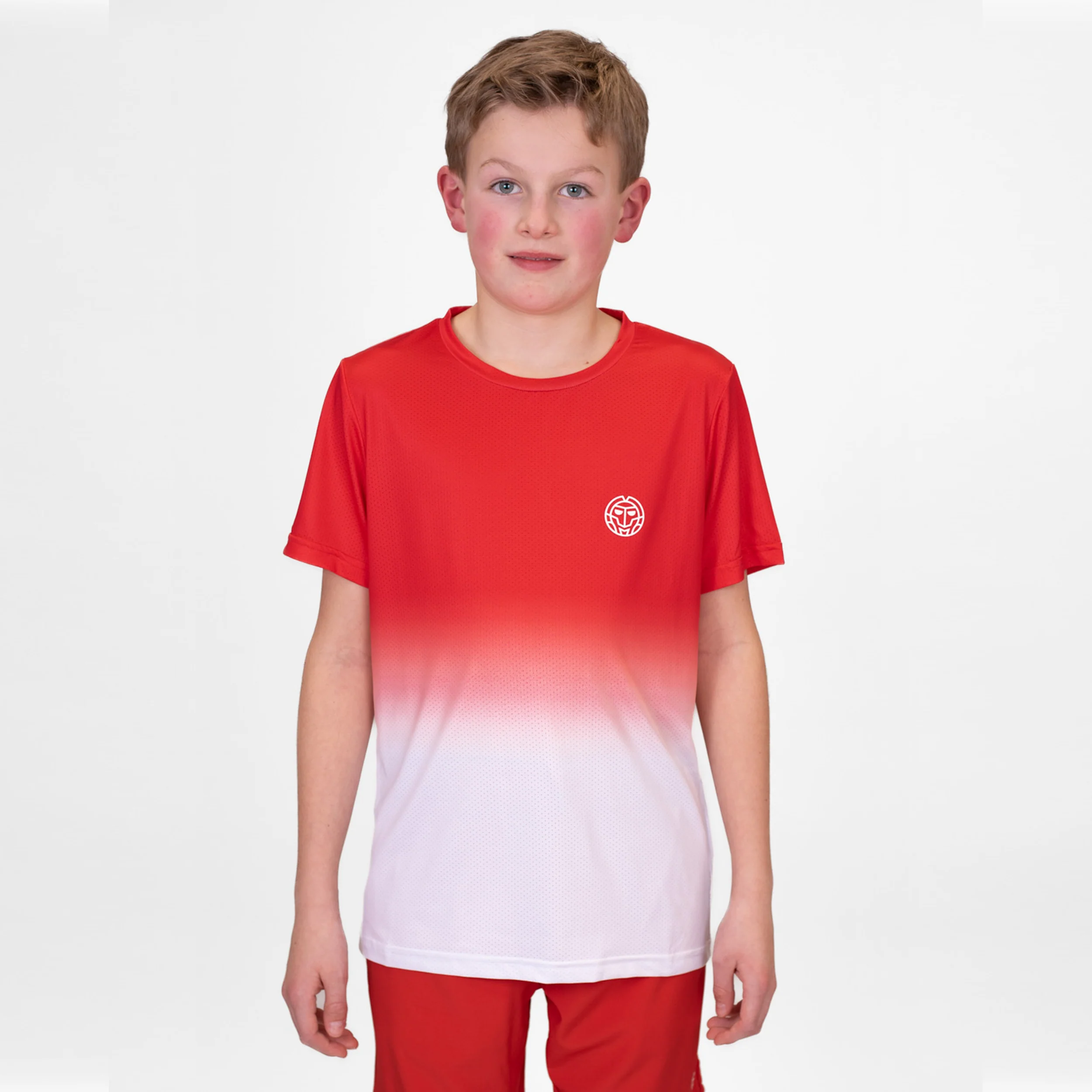Crew Gradiant Camiseta De Manga Corta Chicos-Rojo,Blanco - Image 6