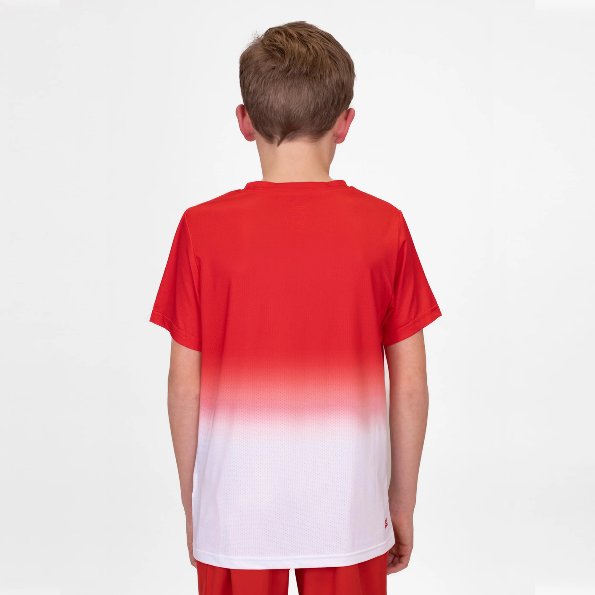 Crew Gradiant Camiseta De Manga Corta Chicos-Rojo,Blanco - Image 7