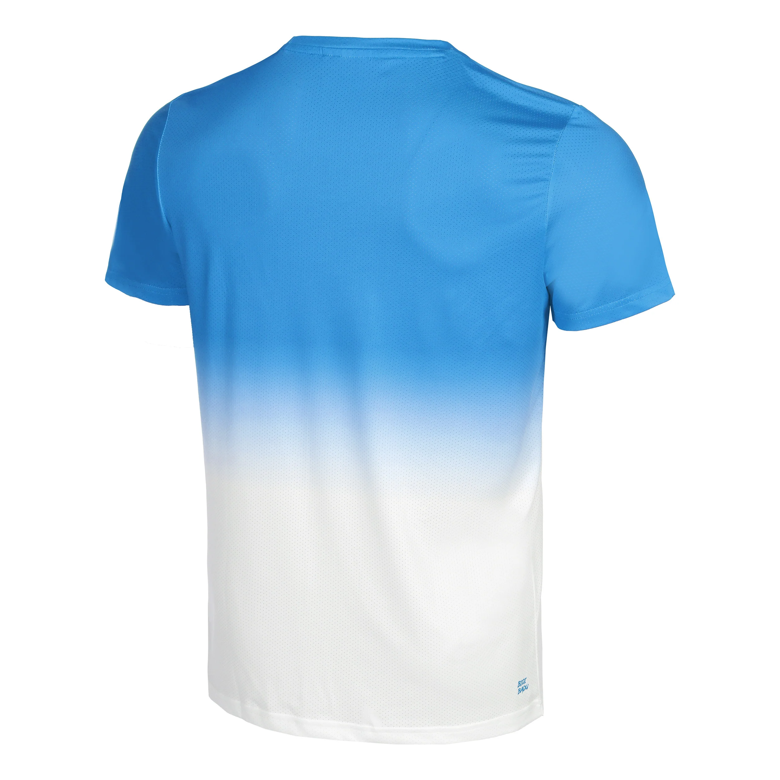 Crew Gradiant Camiseta De Manga Corta Hombres-Azul,Blanco - Image 2
