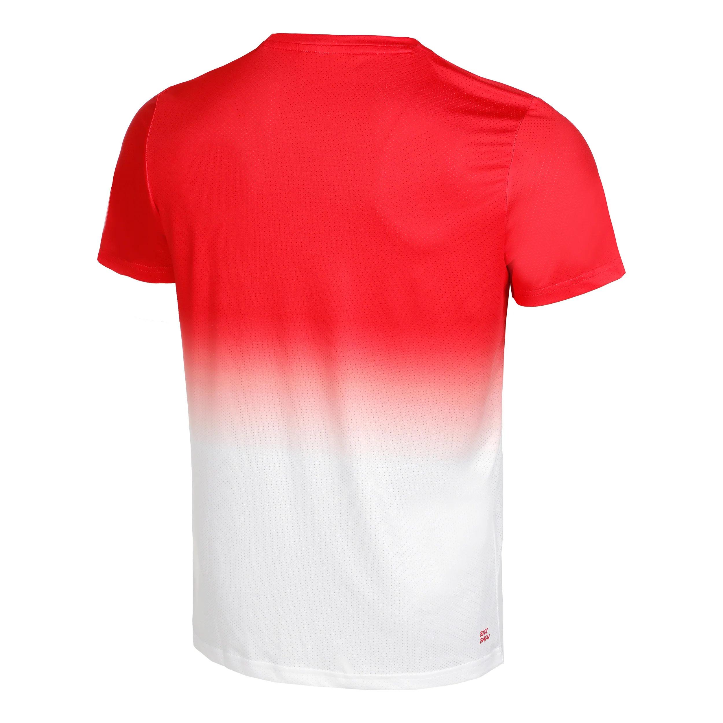 Crew Gradiant Camiseta De Manga Corta Hombres-Rojo,Blanco - Image 2