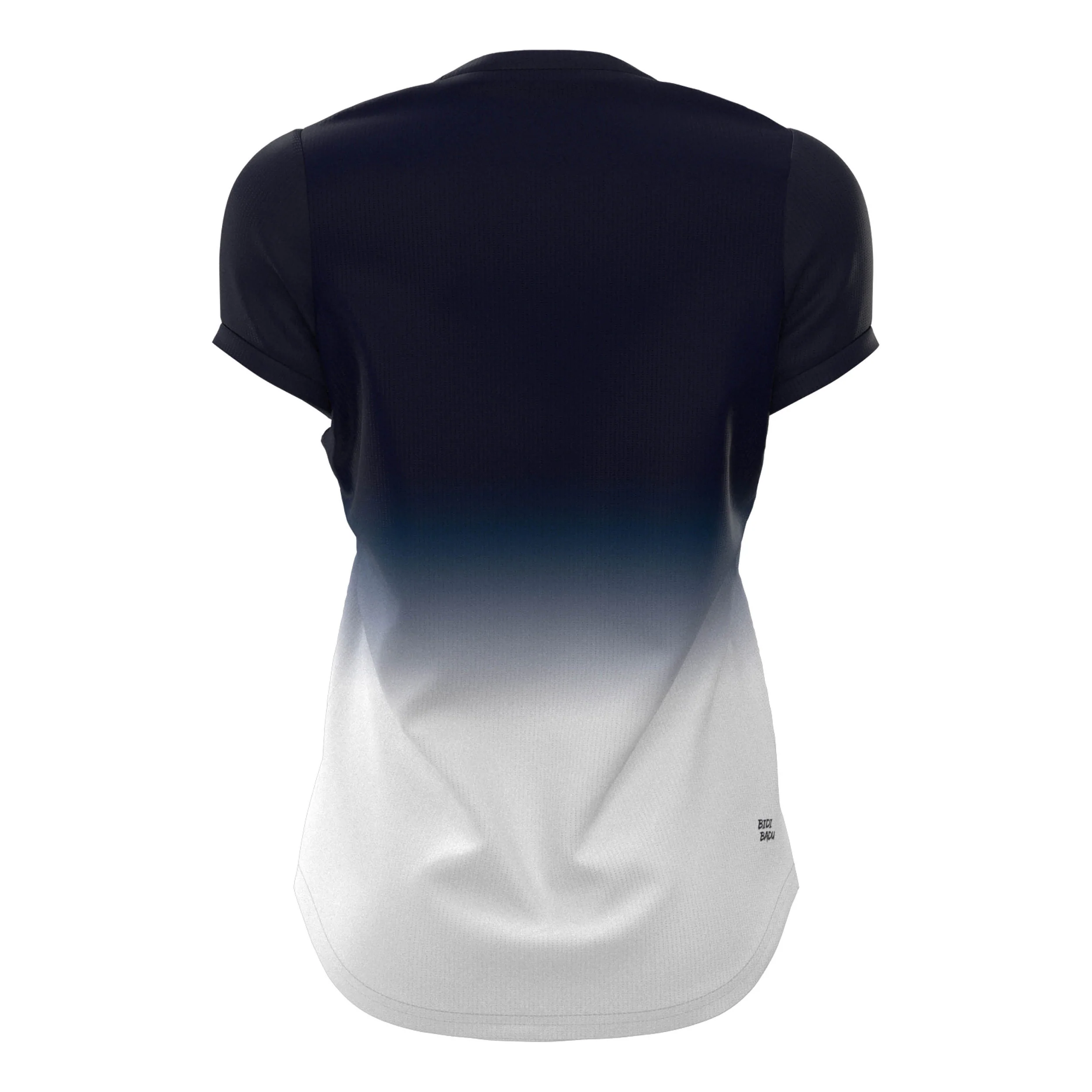 Crew Gradiant Camiseta De Manga Corta Mujeres-Azul Oscuro,Blanco - Image 6