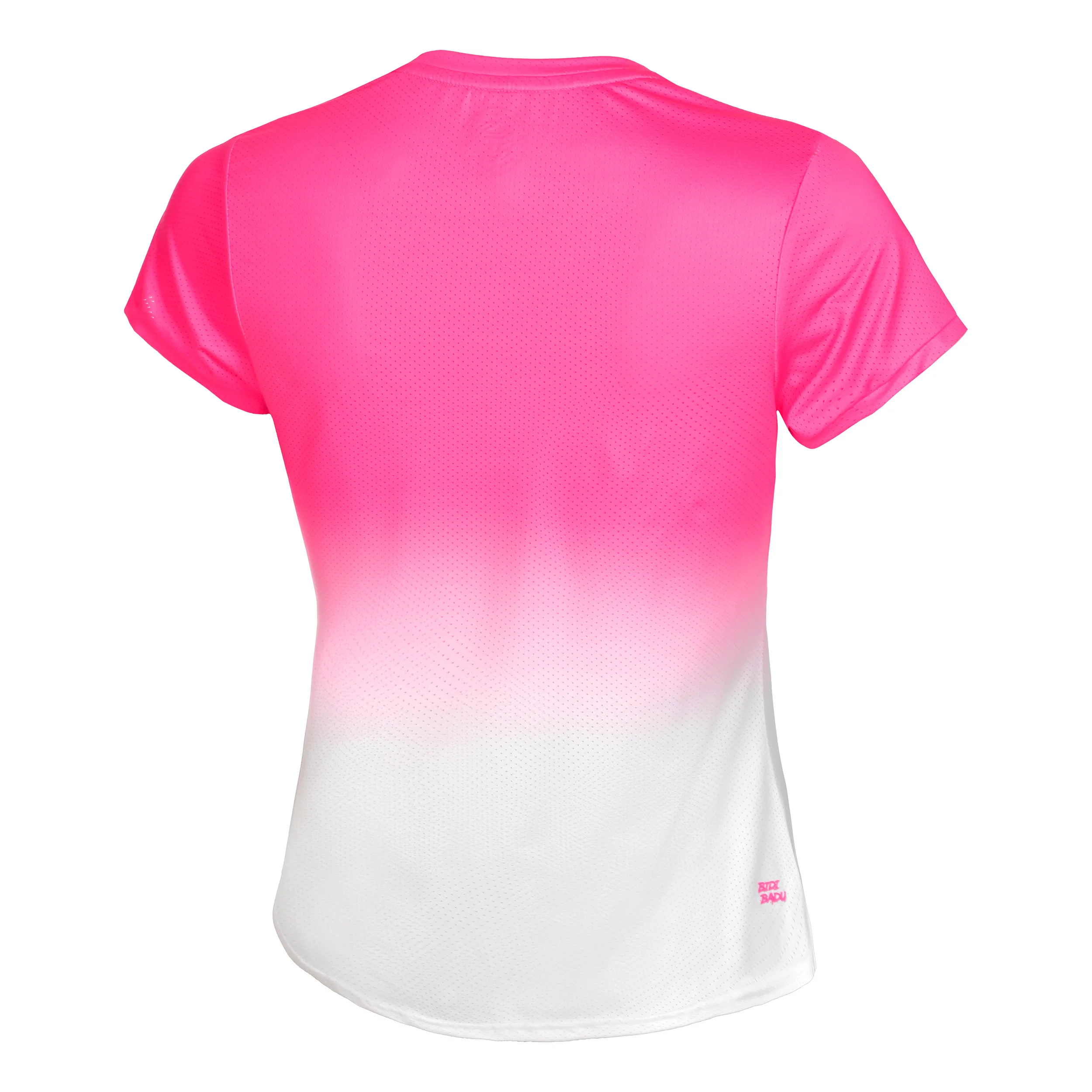 Crew Gradiant Camiseta De Manga Corta Mujeres-Rosa,Blanco - Image 7