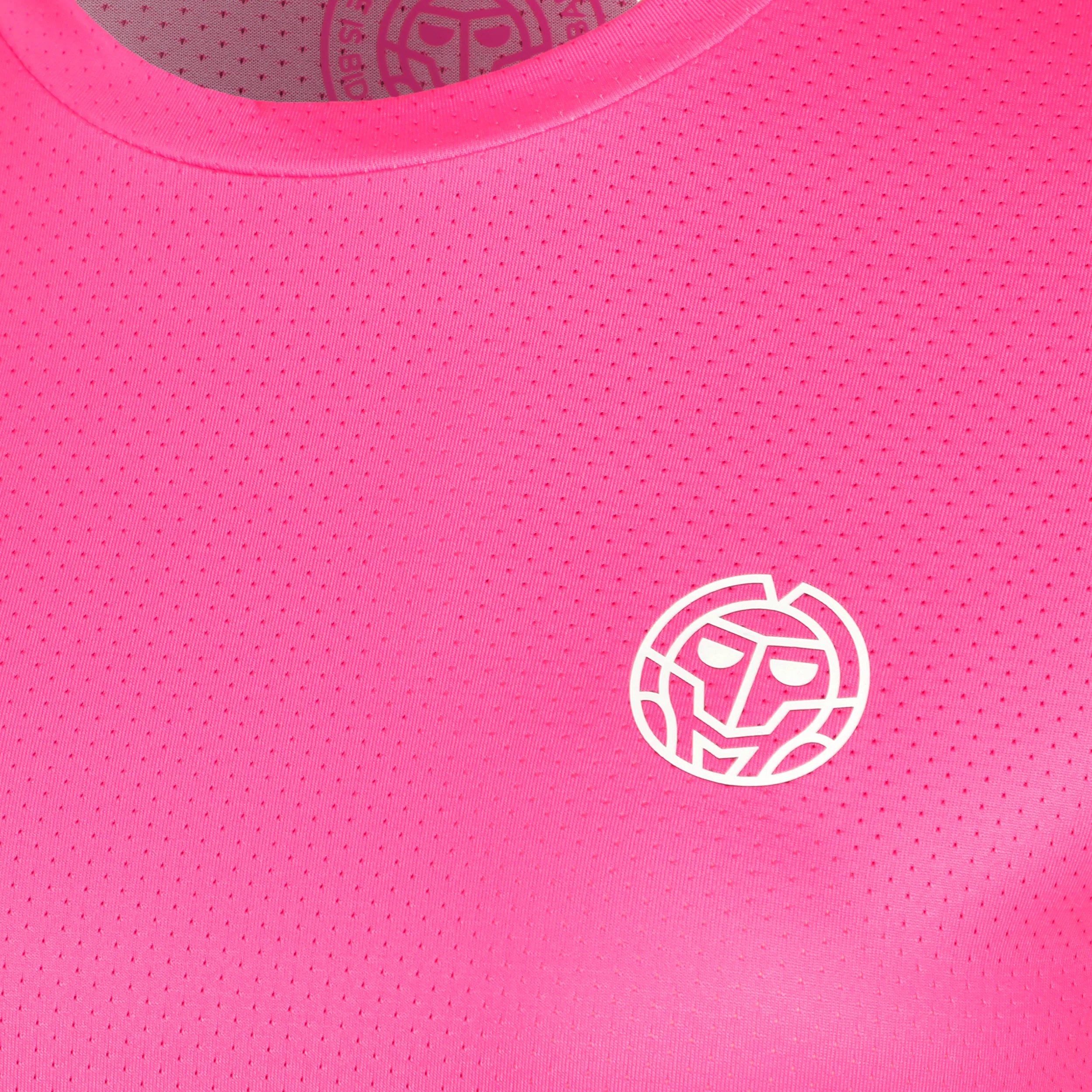 Crew Gradiant Camiseta De Manga Corta Mujeres-Rosa,Blanco - Image 8