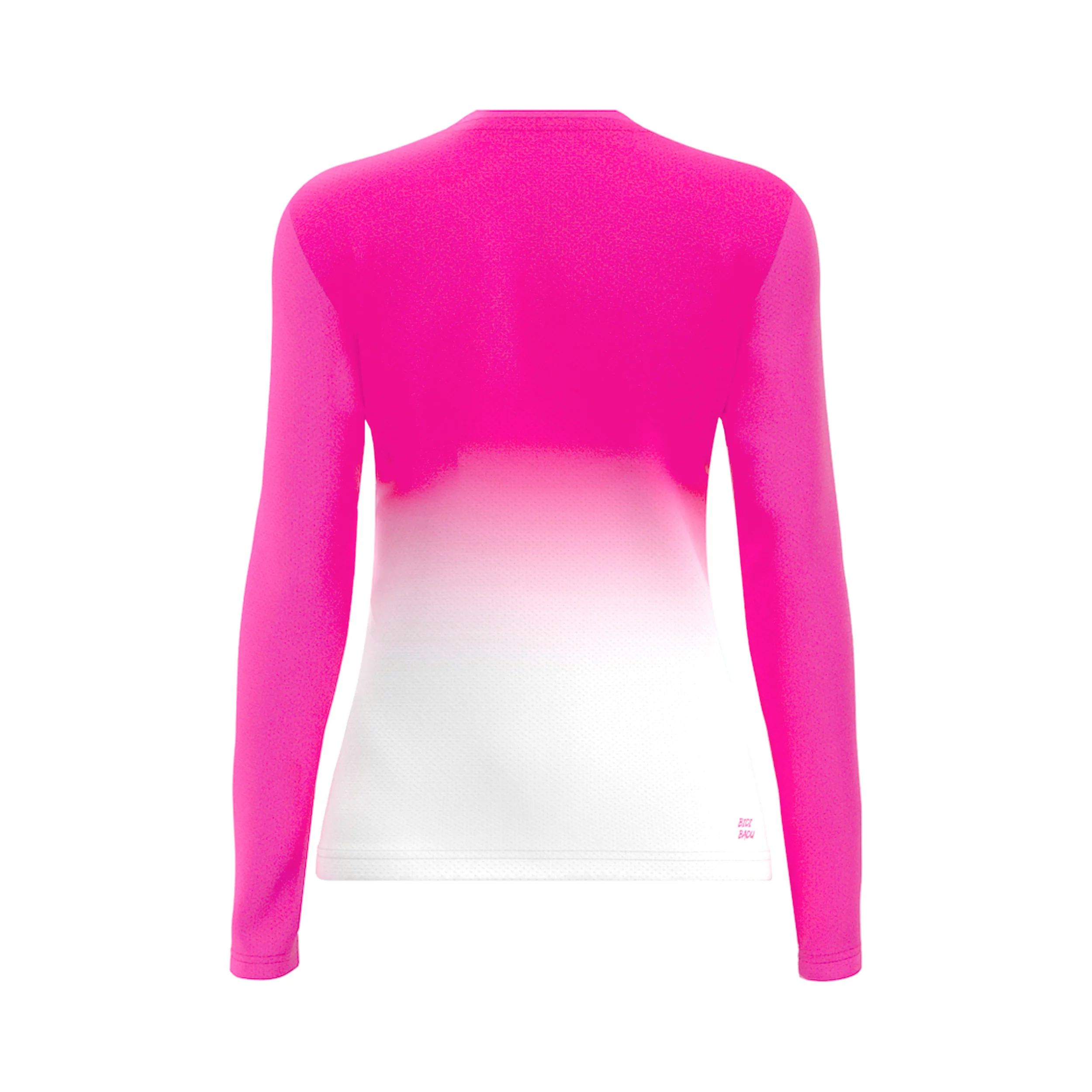 Crew Gradiant Camiseta De Manga Larga Chicas-Rosa,Blanco - Image 6