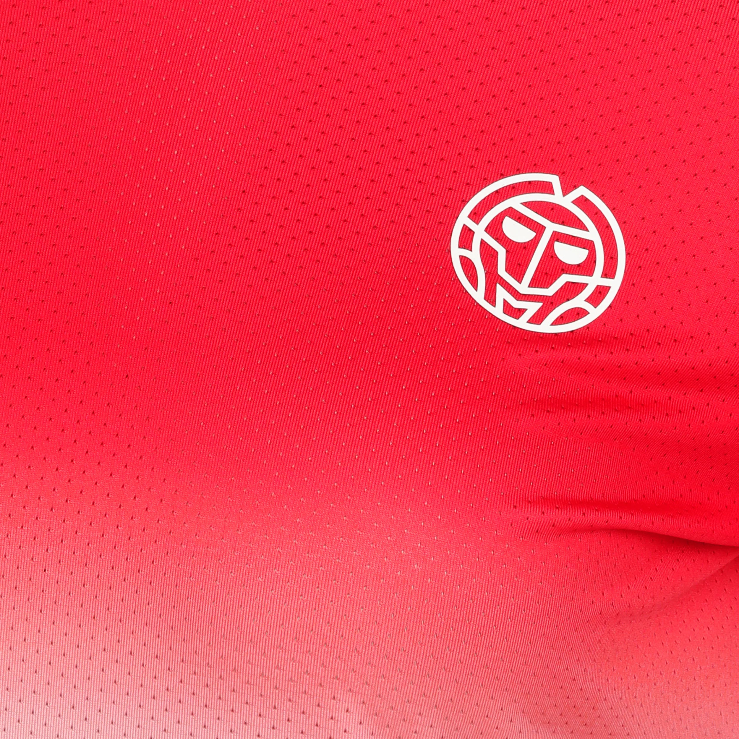 Crew Gradiant Camiseta De Manga Larga Mujeres-Rojo,Blanco - Image 3