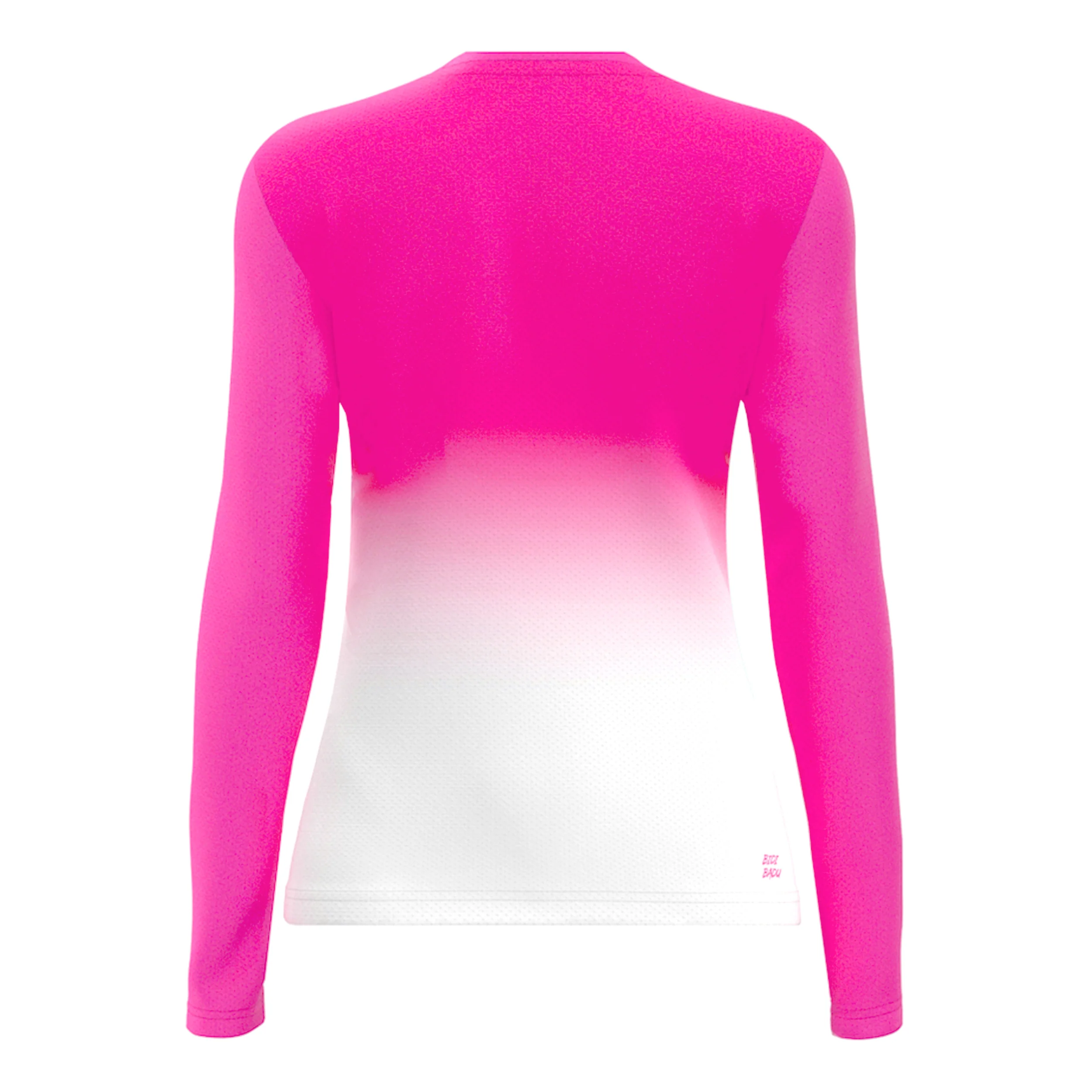 Crew Gradiant Camiseta De Manga Larga Mujeres-Rosa,Blanco - Image 6