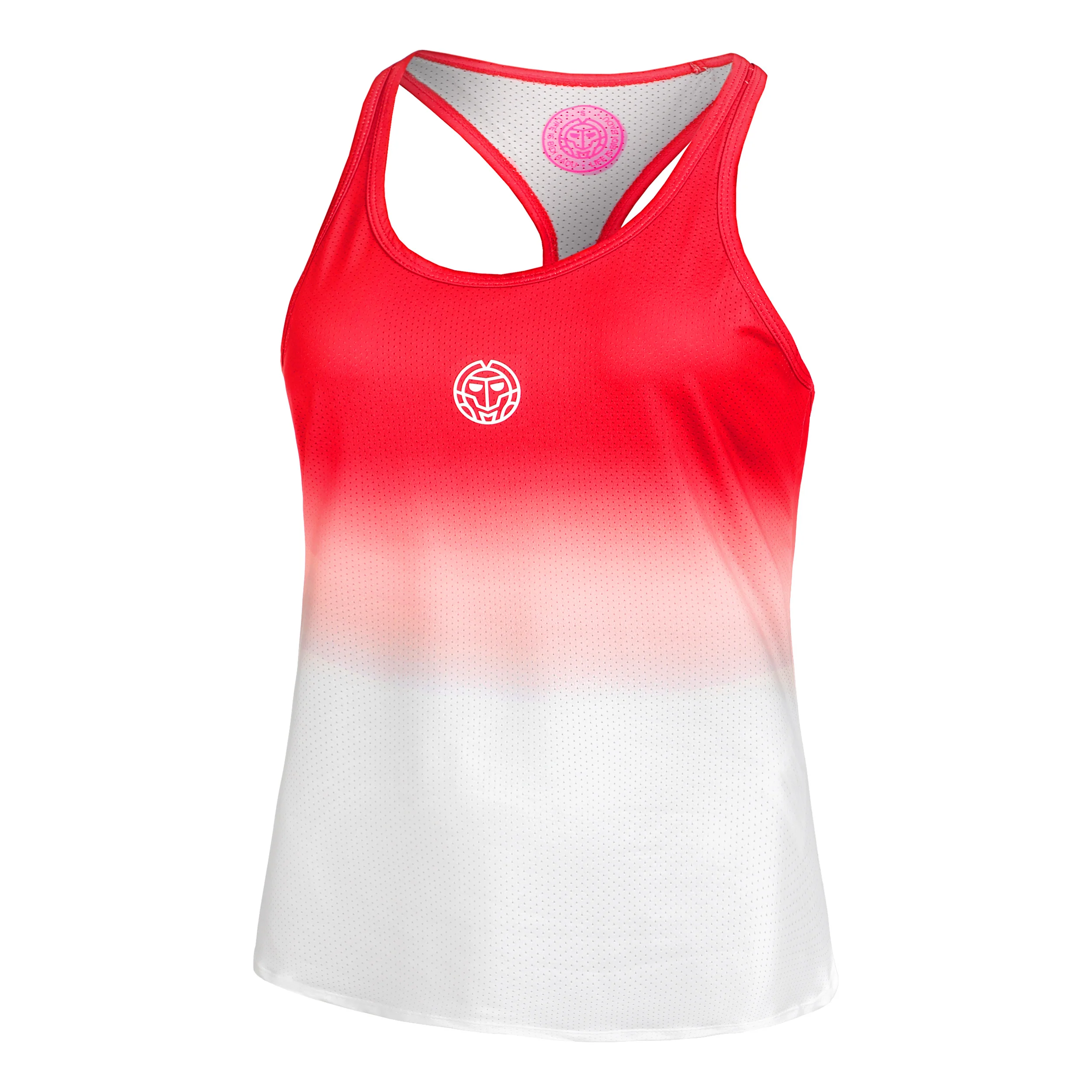 Crew Gradiant Camiseta De Tirantes Mujeres-Rojo,Blanco
