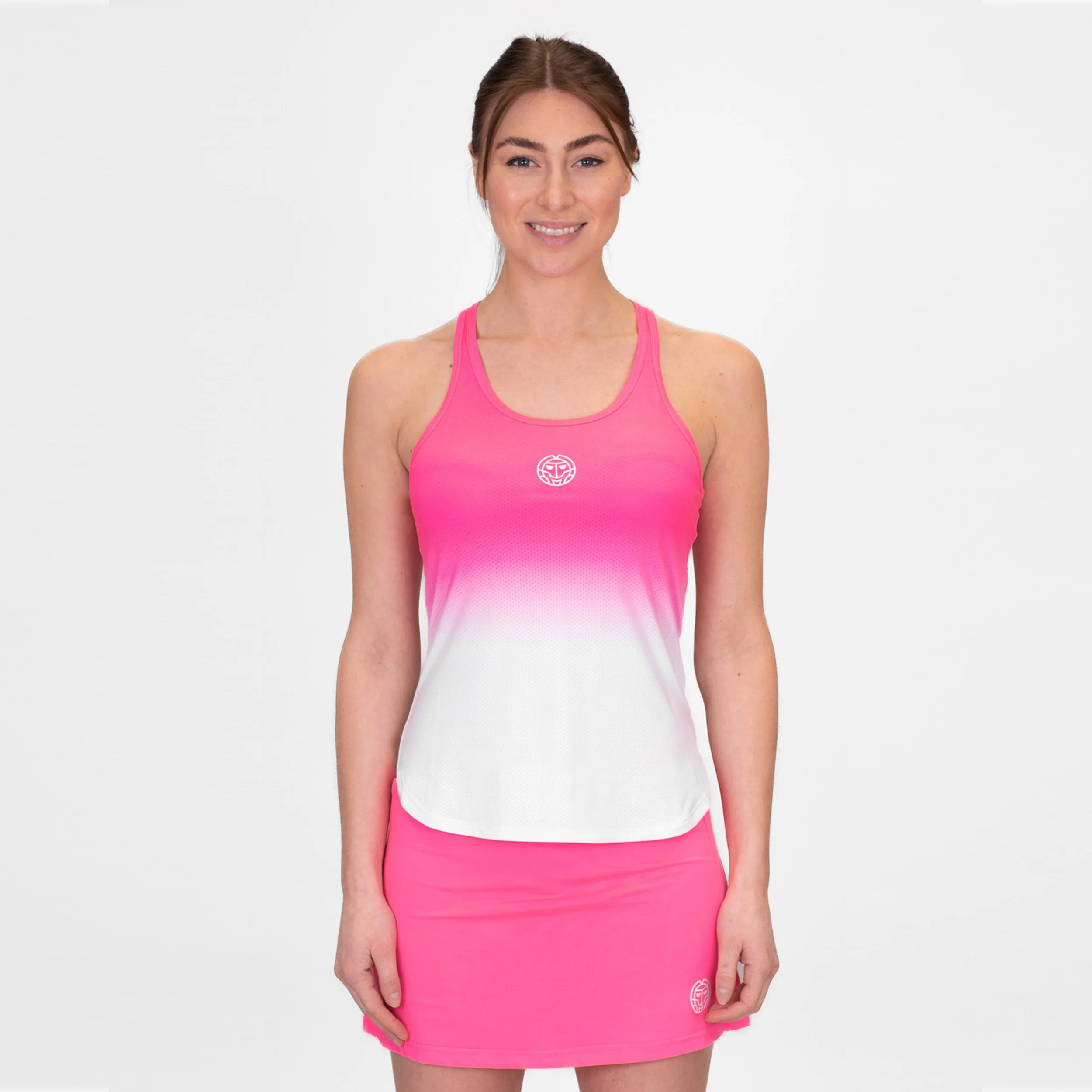 Crew Gradiant Camiseta De Tirantes Mujeres-Rosa,Blanco - Image 5