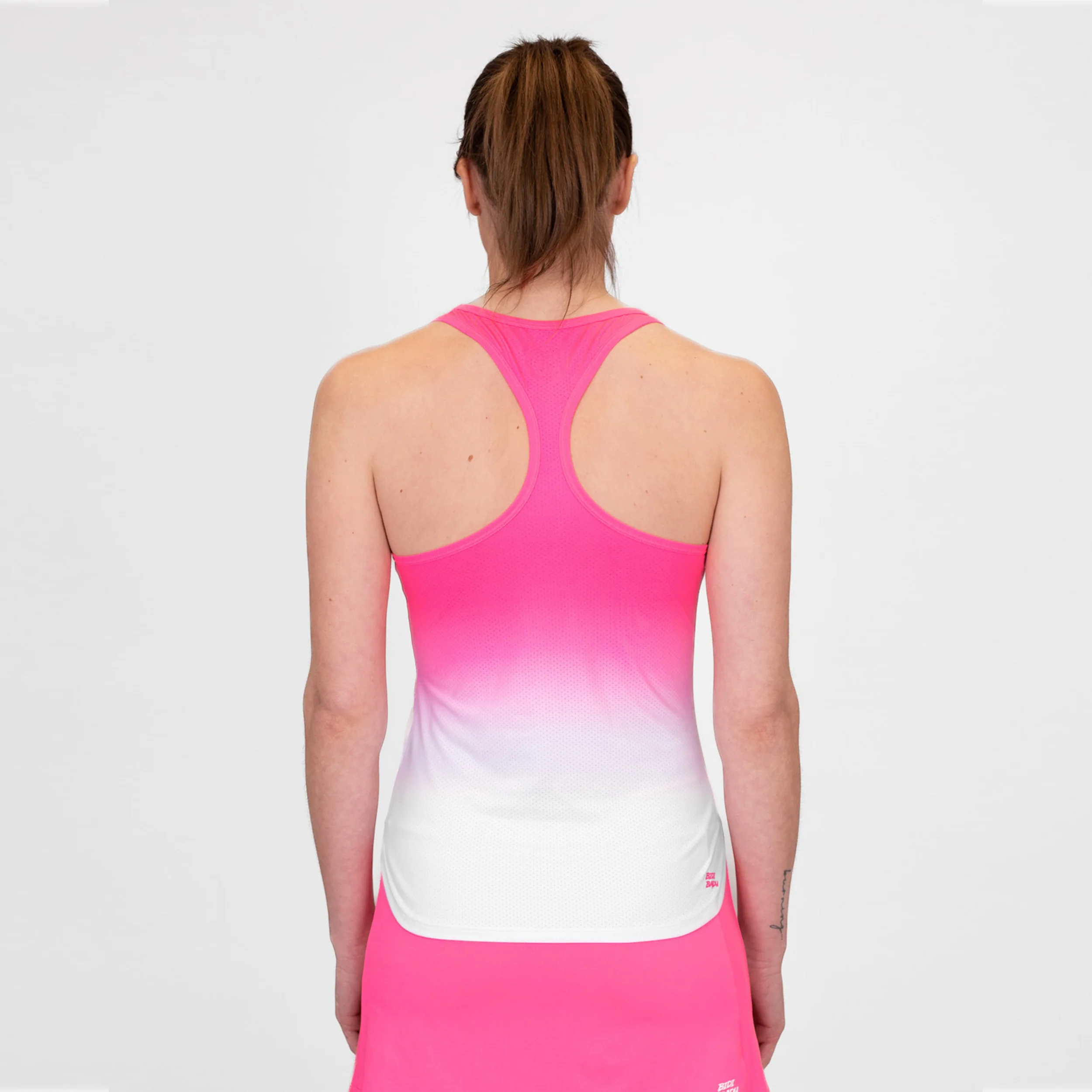 Crew Gradiant Camiseta De Tirantes Mujeres-Rosa,Blanco - Image 6