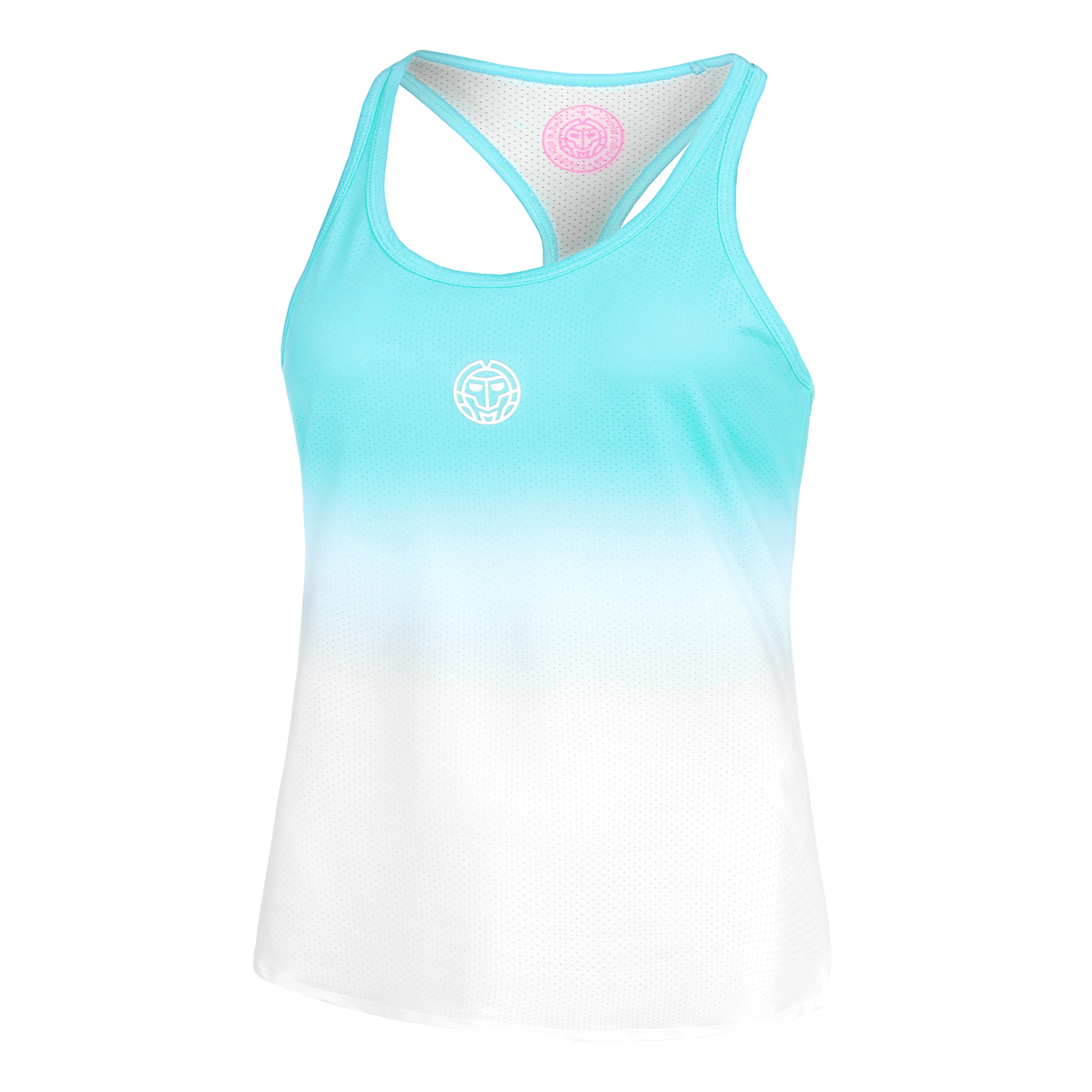 Crew Gradiant Camiseta De Tirantes Mujeres-Turquesa,Blanco