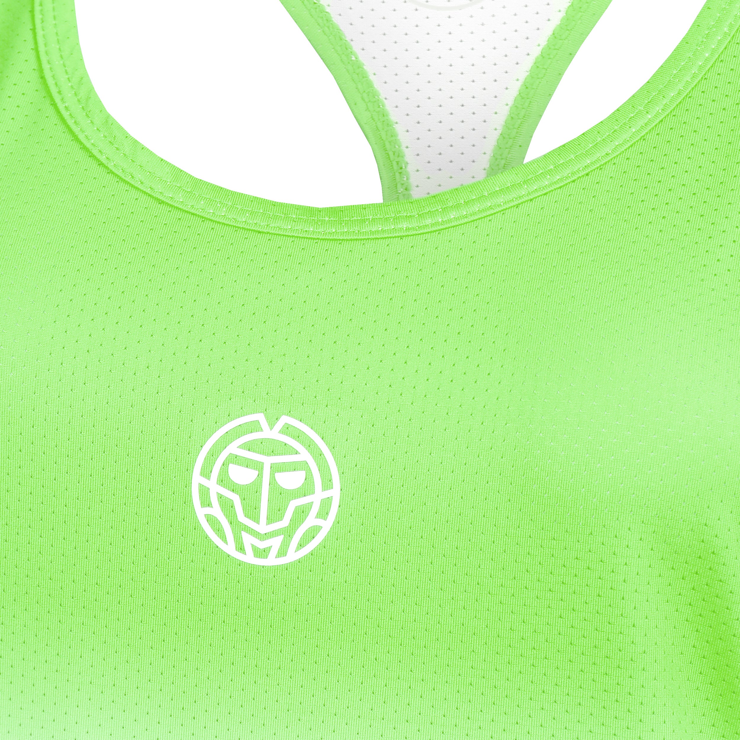 Crew Gradiant Camiseta De Tirantes Mujeres-Verde Neón,Blanco - Image 3