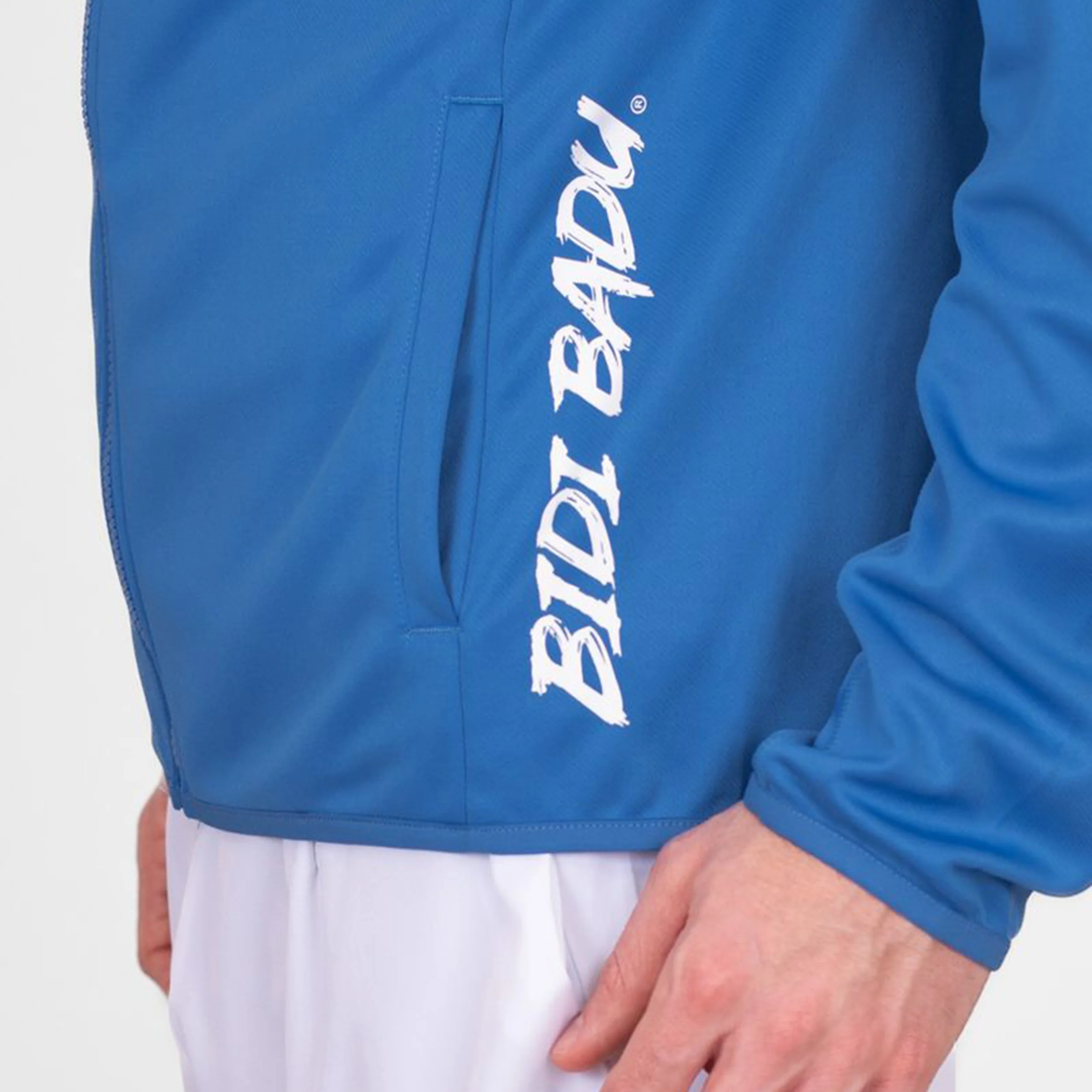 Crew Hood Chaqueta De Entrenamiento Hombres-Azul - Image 8