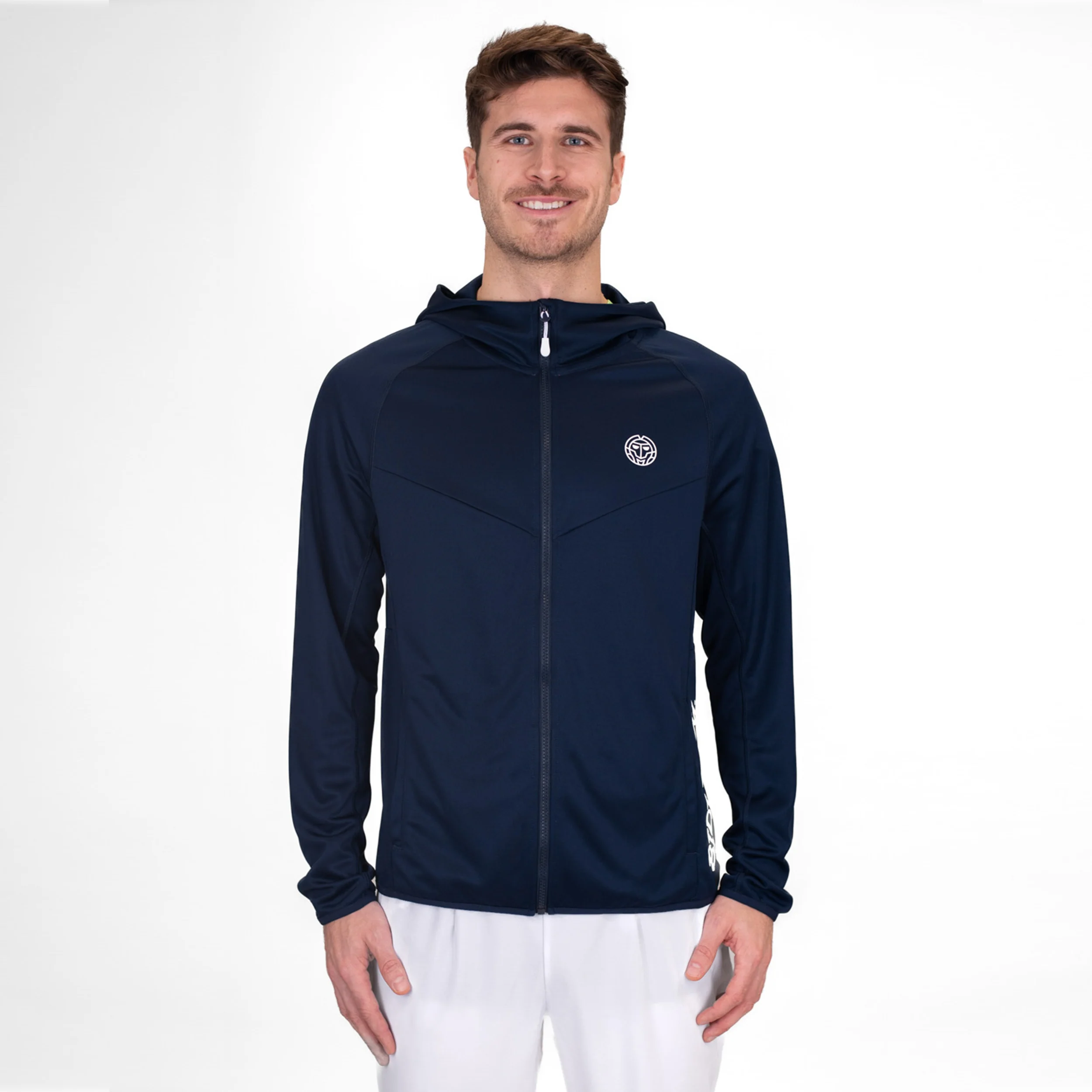Crew Hood Chaqueta De Entrenamiento Hombres-Azul Oscuro - Image 6
