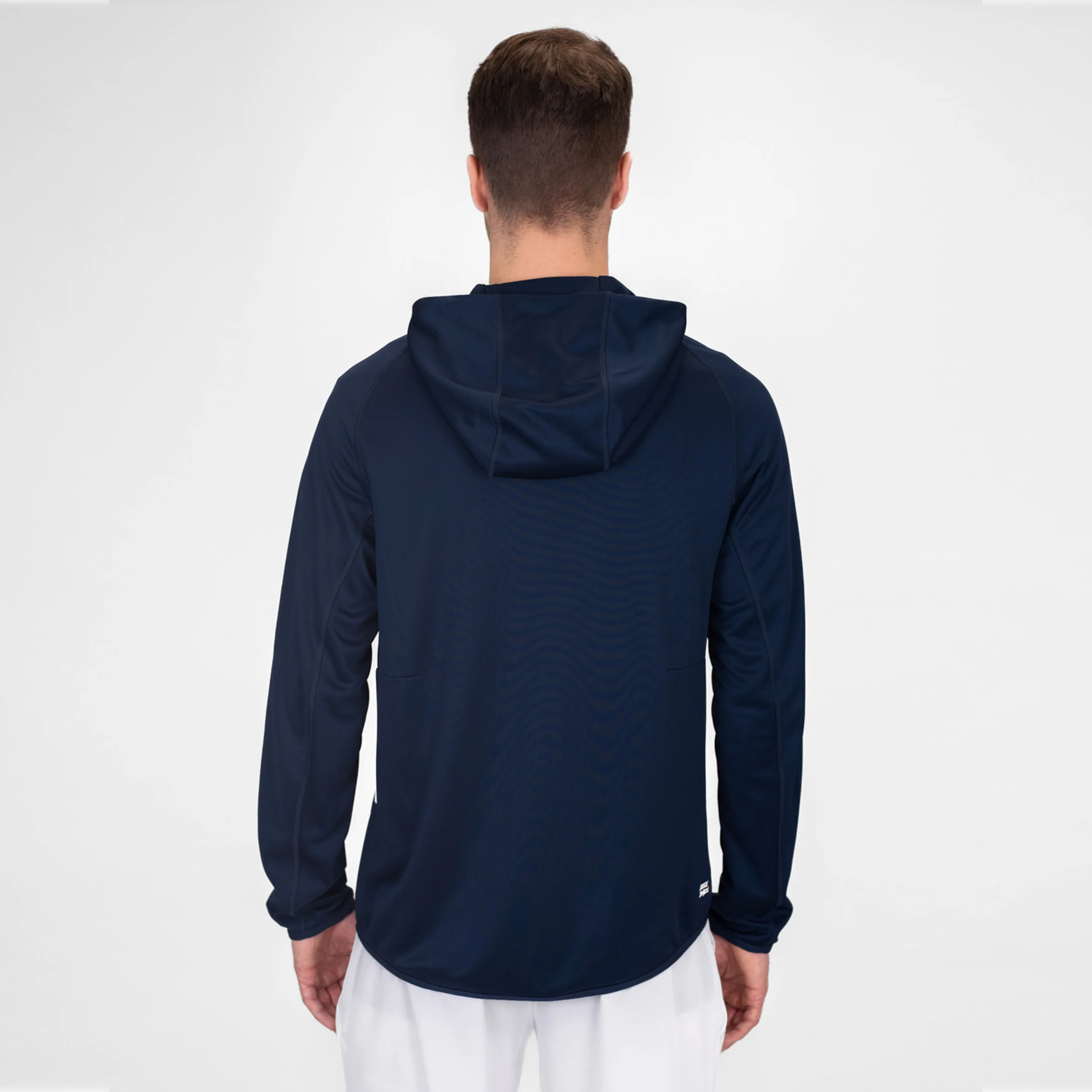 Crew Hood Chaqueta De Entrenamiento Hombres-Azul Oscuro - Image 7