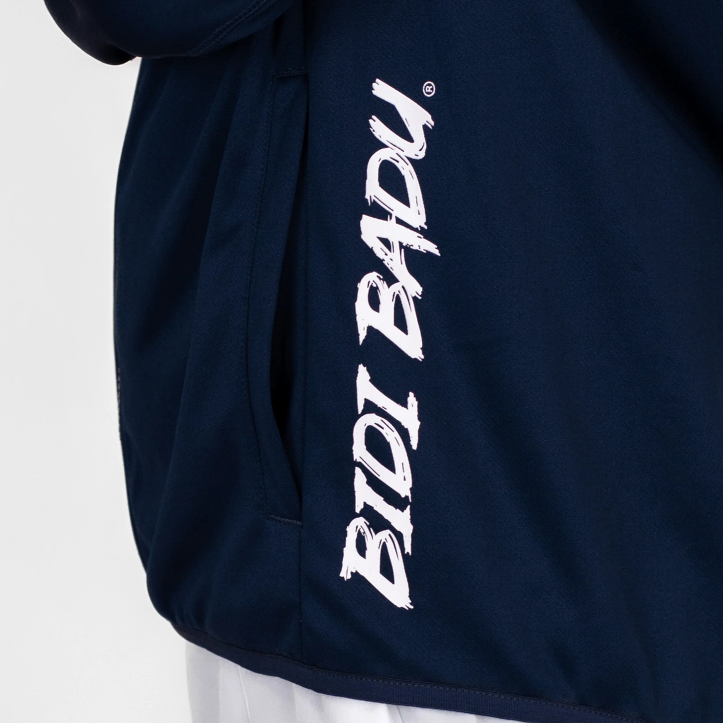 Crew Hood Chaqueta De Entrenamiento Hombres-Azul Oscuro - Image 8