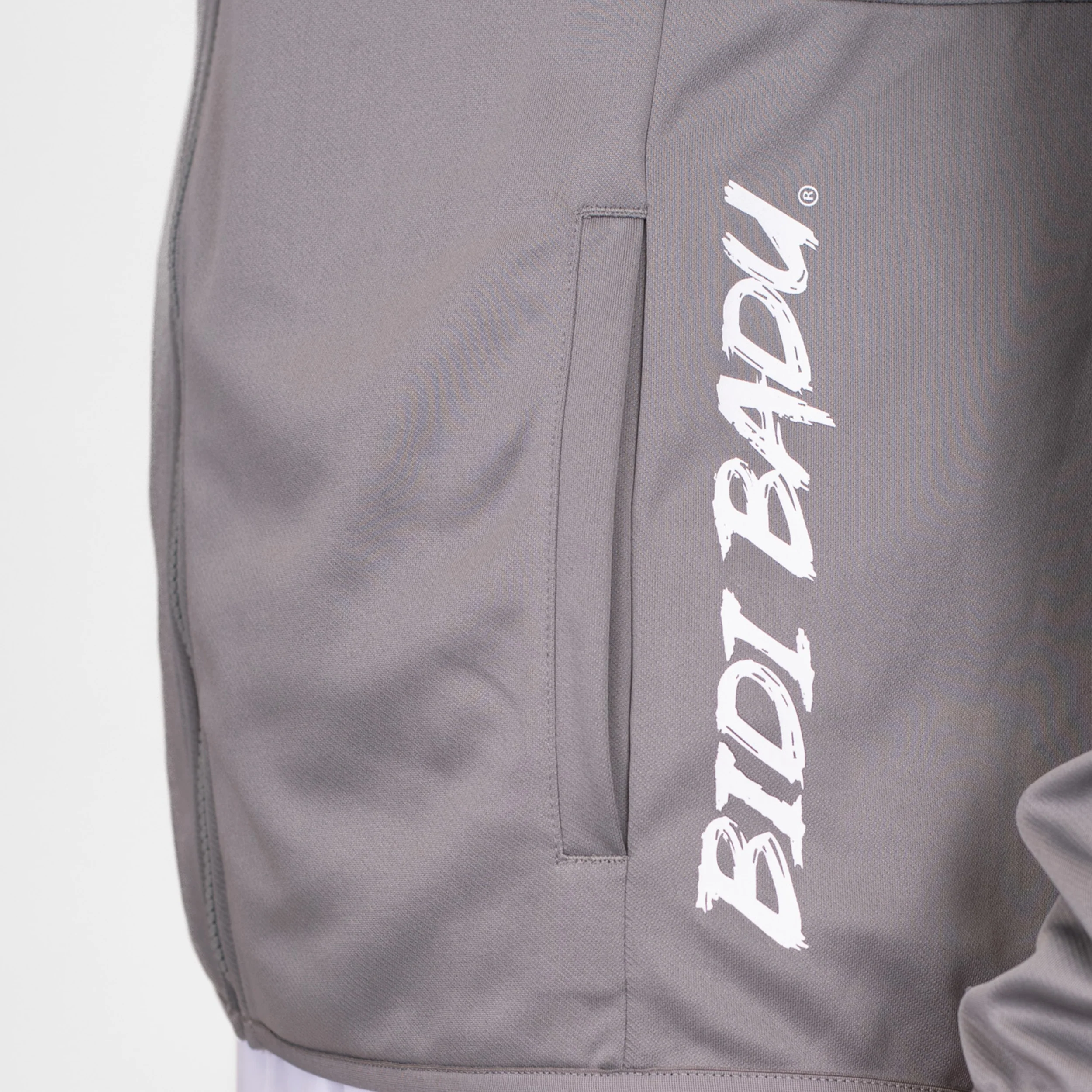 Crew Hood Chaqueta De Entrenamiento Hombres-Gris - Image 8
