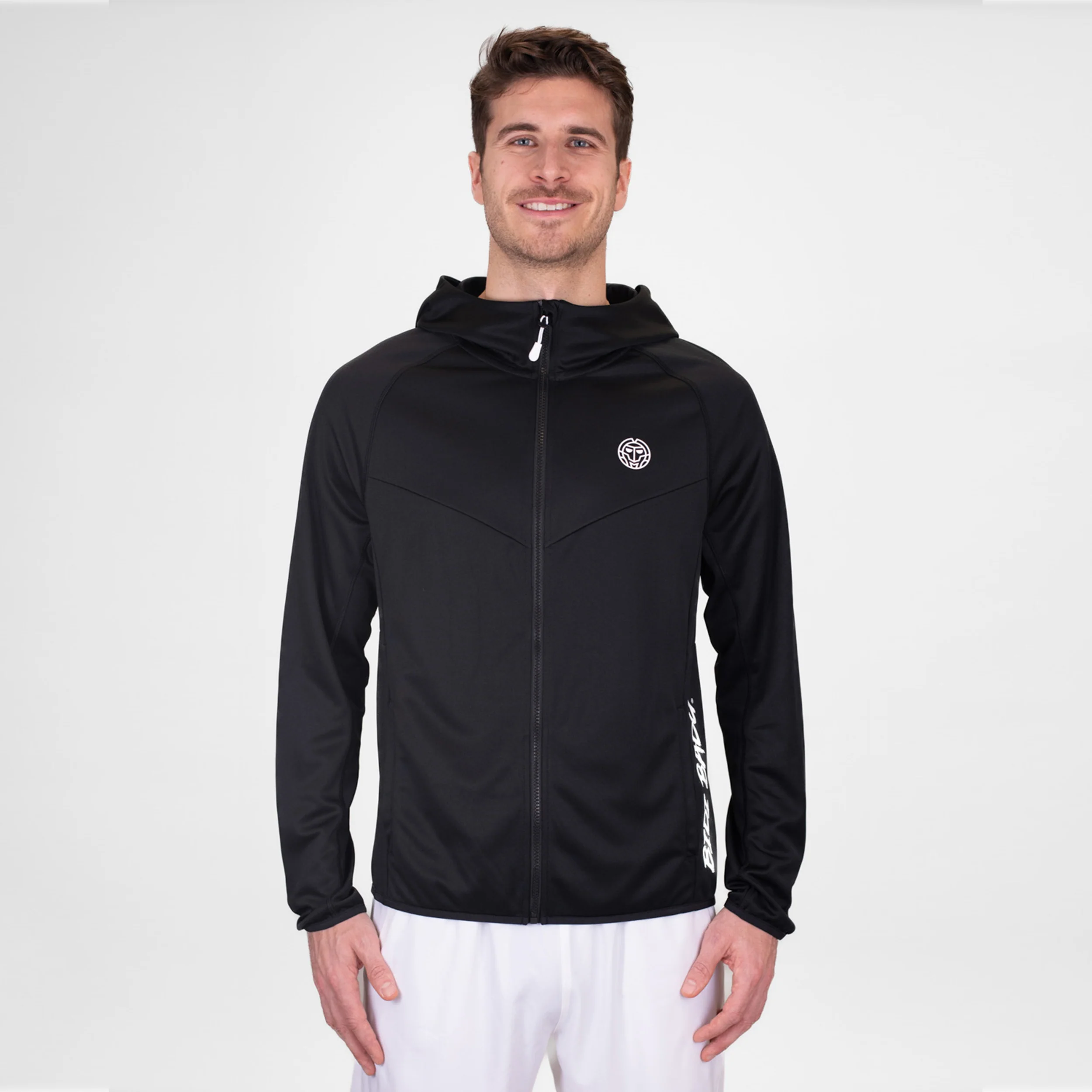 Crew Hood Chaqueta De Entrenamiento Hombres-Negro - Image 6