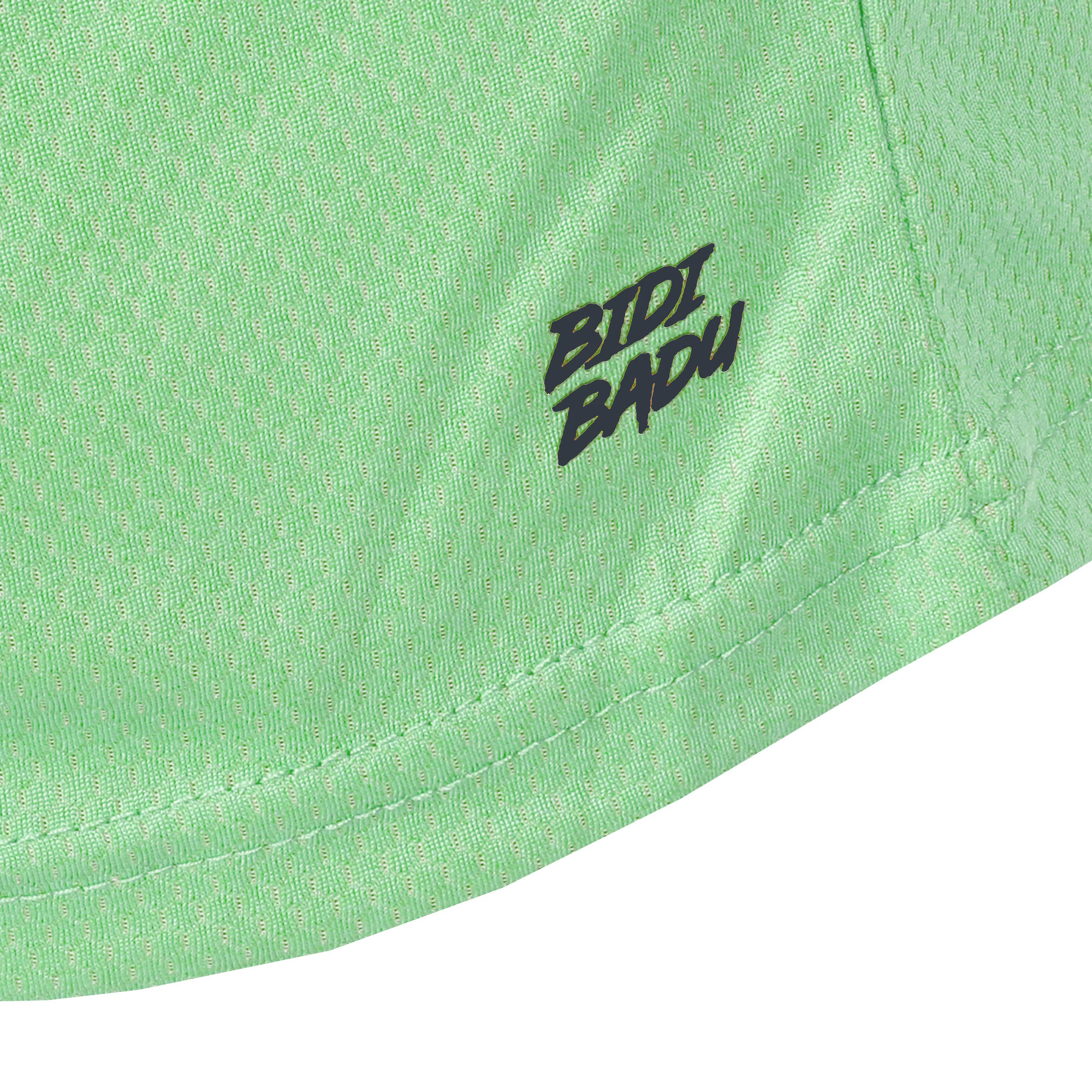 Crew Inside Out V-Neck Camiseta De Manga Corta Chicos-Verde Neón,Azul Oscuro - Image 4