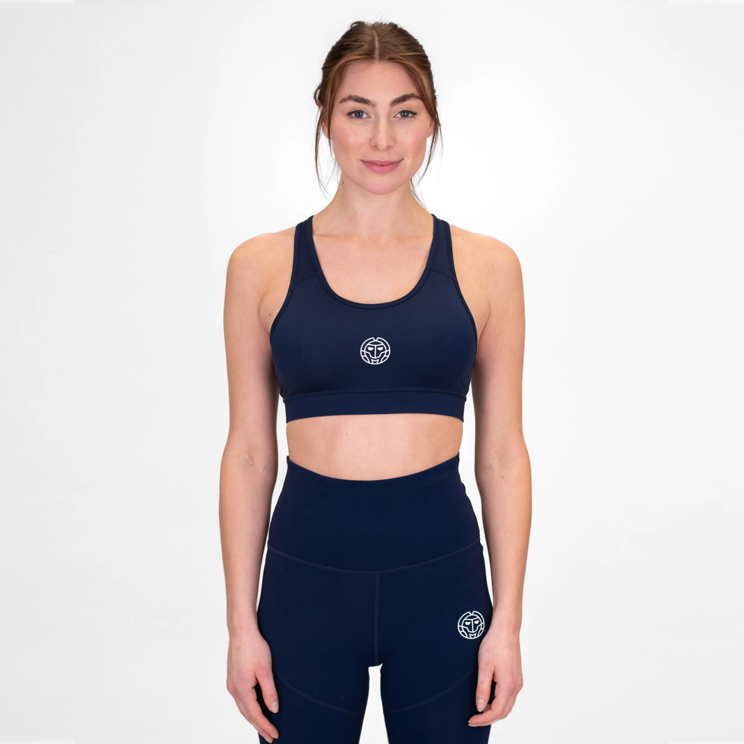 Crew Medium Support Sujetador Deportivo Mujeres-Azul Oscuro - Image 5