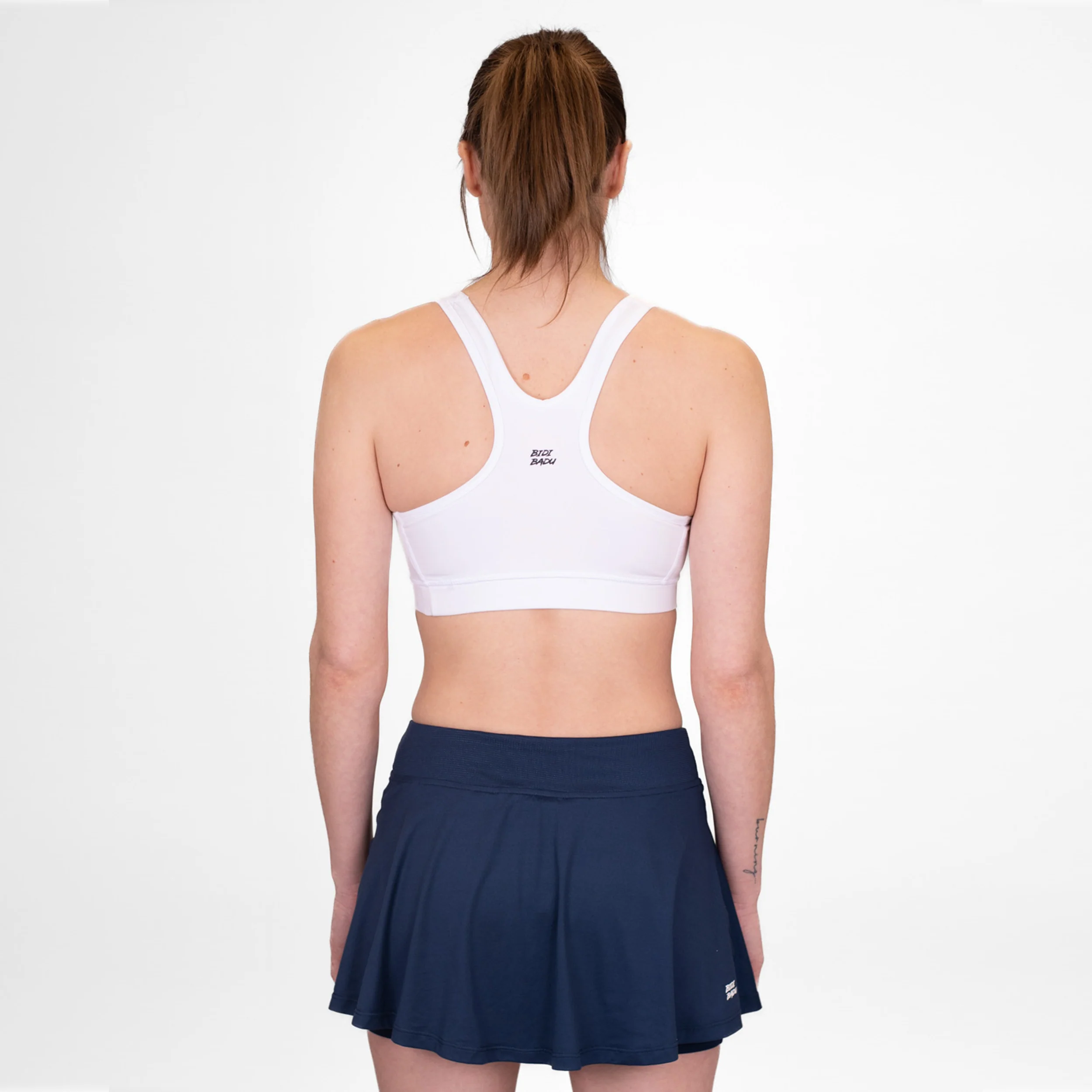 Crew Medium Support Sujetador Deportivo Mujeres-Blanco - Image 2