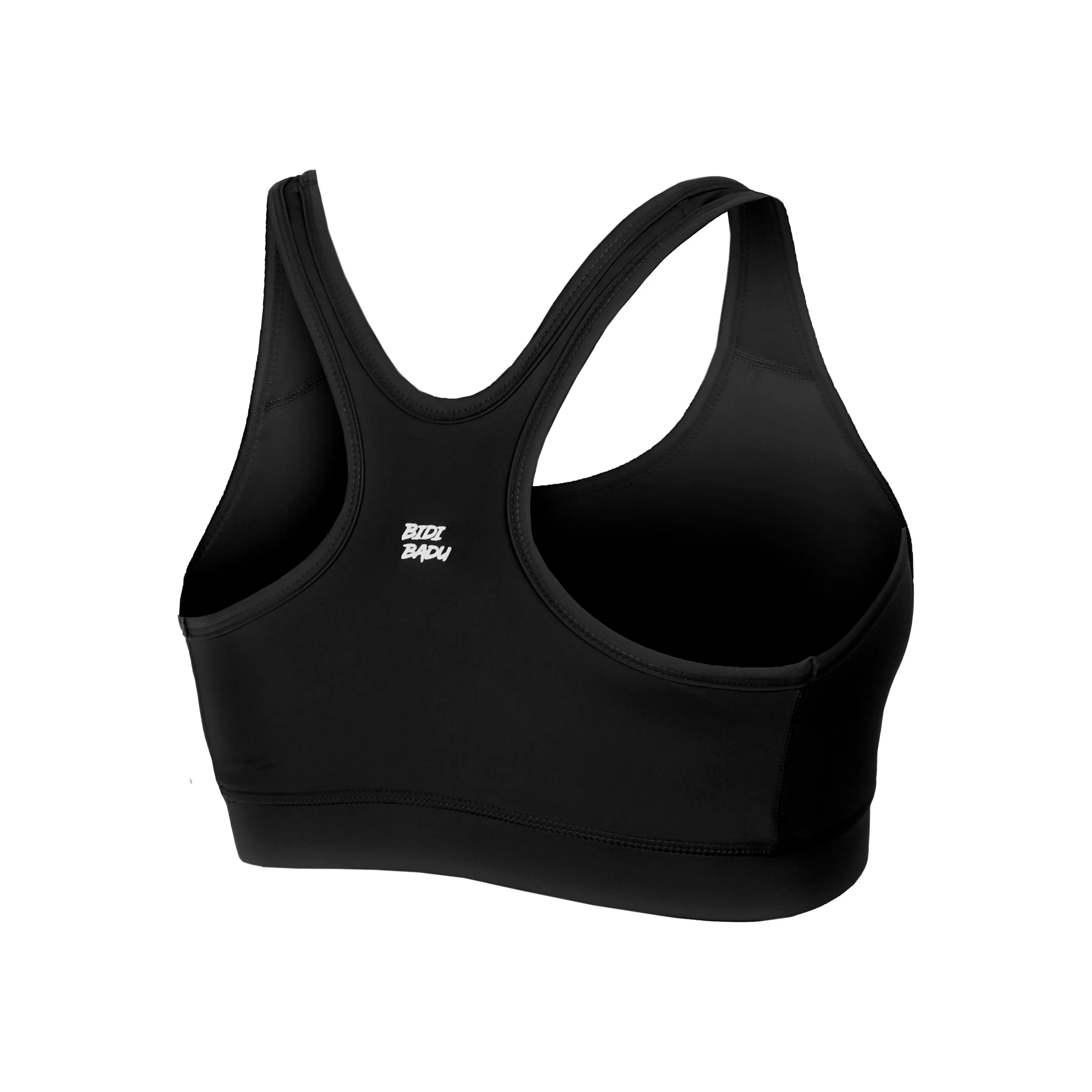 Crew Medium Support Sujetador Deportivo Mujeres-Negro - Image 2