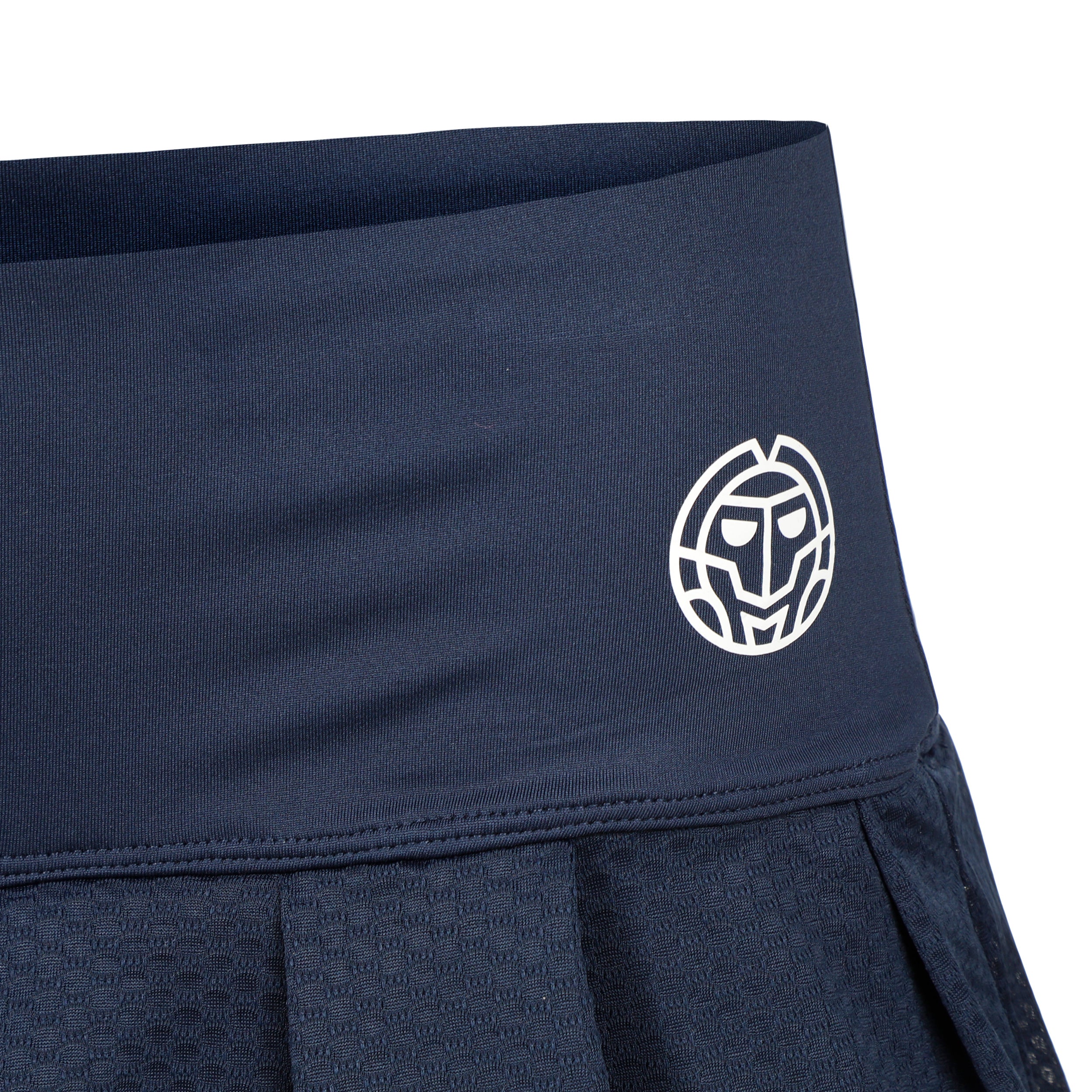 Crew Pleated Falda Mujeres-Azul Oscuro - Image 4