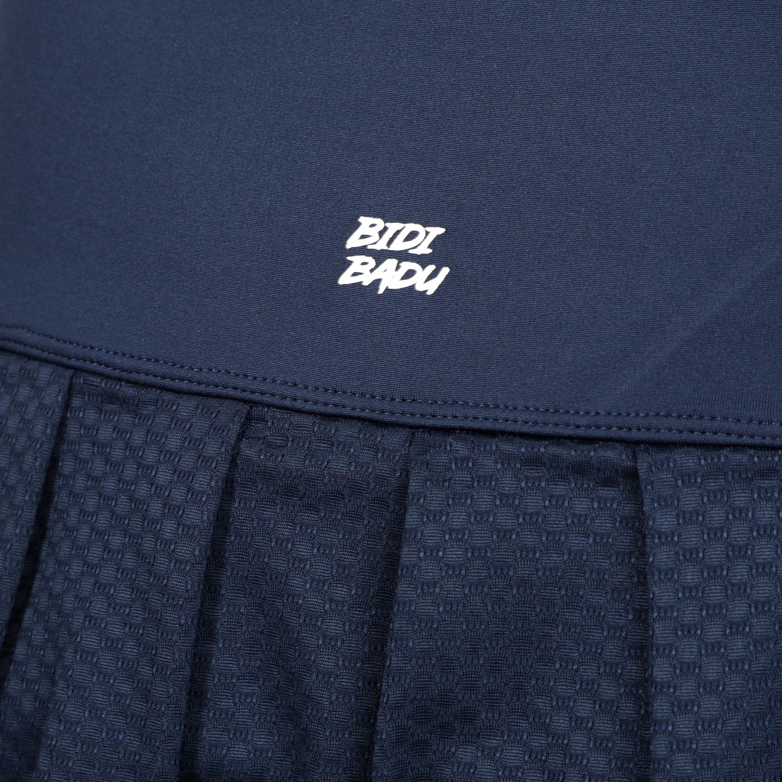 Crew Pleated Falda Mujeres-Azul Oscuro - Image 5
