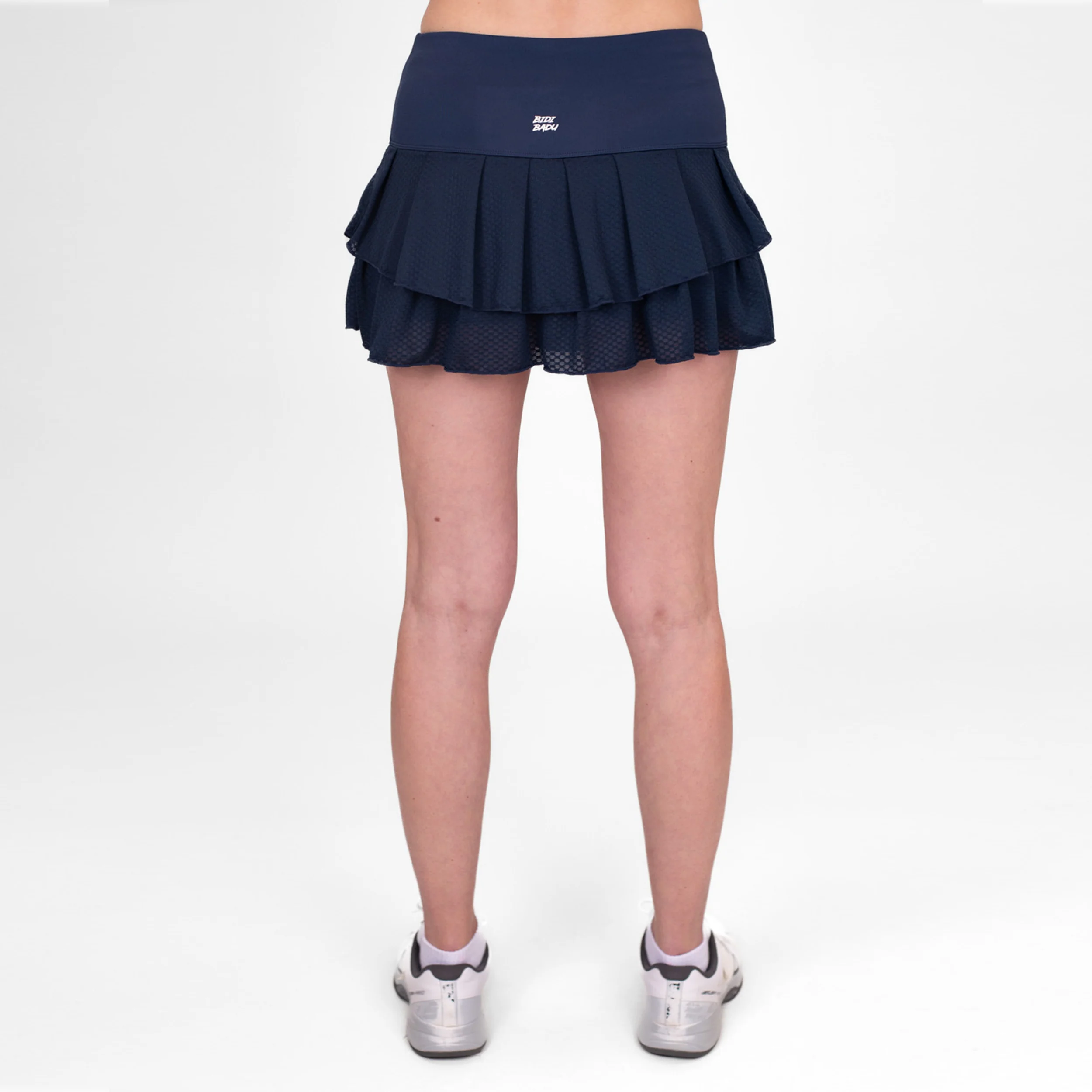 Crew Pleated Falda Mujeres-Azul Oscuro - Image 7
