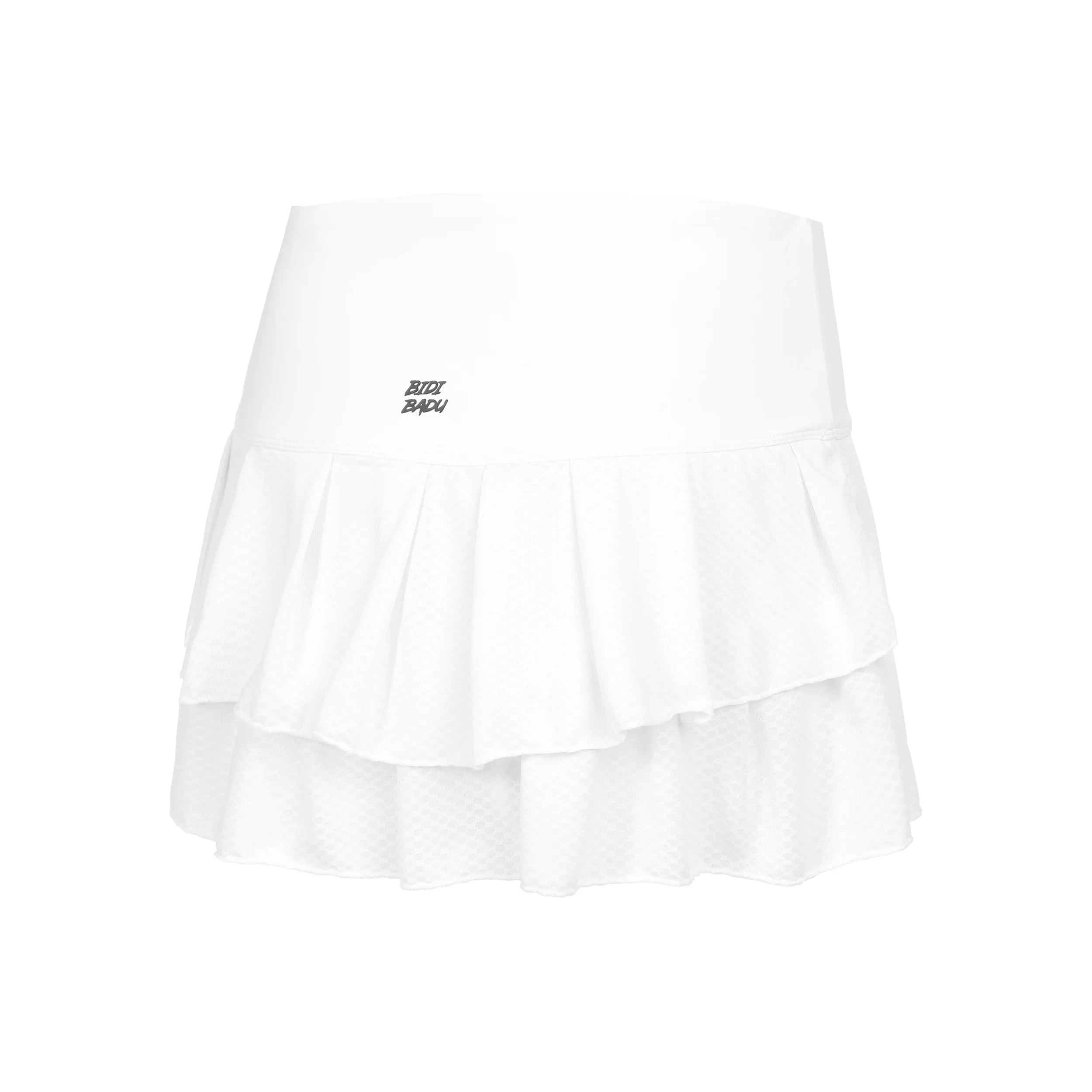 Crew Pleated Falda Mujeres-Blanco - Image 2