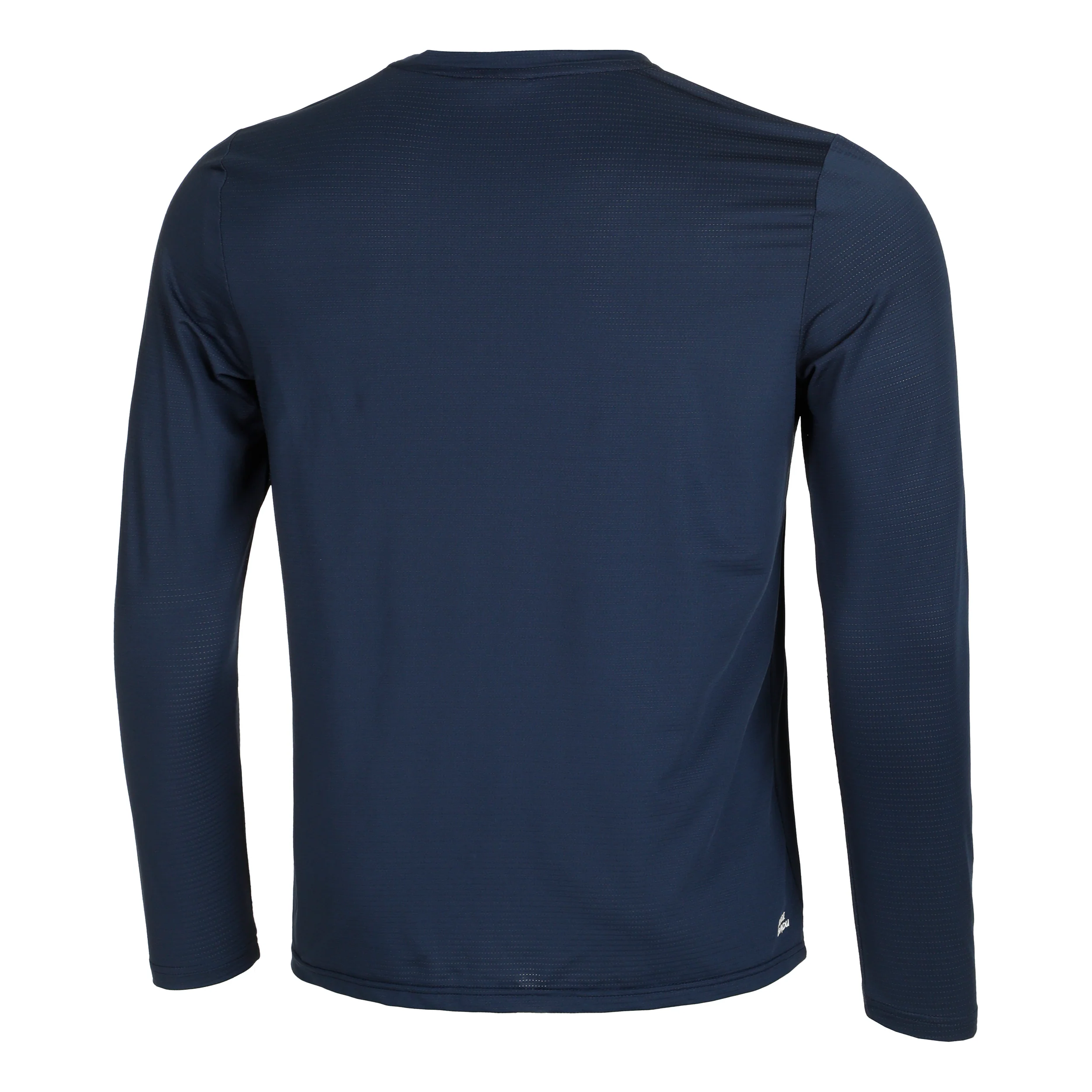 Crew Roundneck Camiseta De Manga Larga Hombres-Azul Oscuro - Image 2