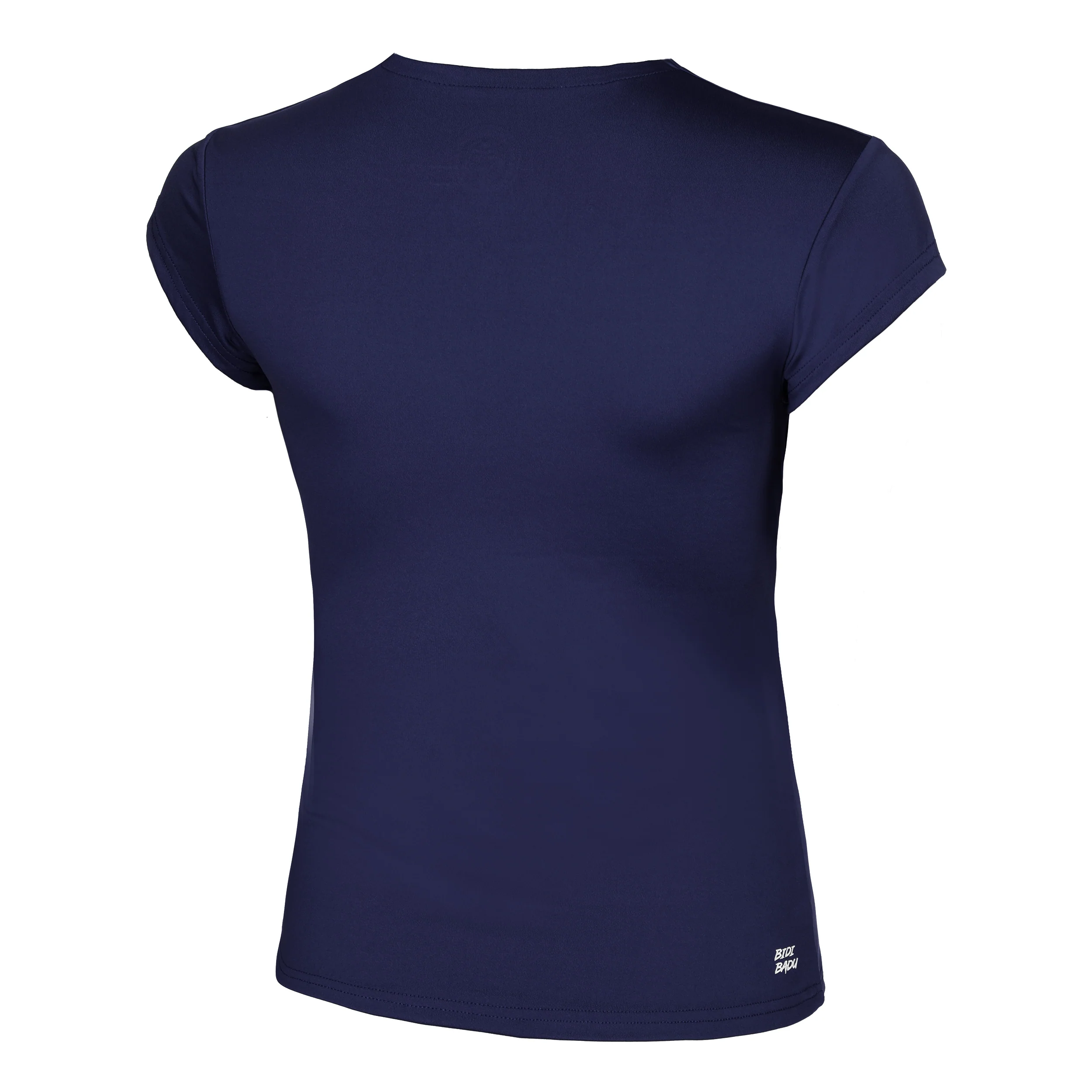 Crew V-Neck Camiseta De Manga Corta Mujeres-Azul Oscuro - Image 6