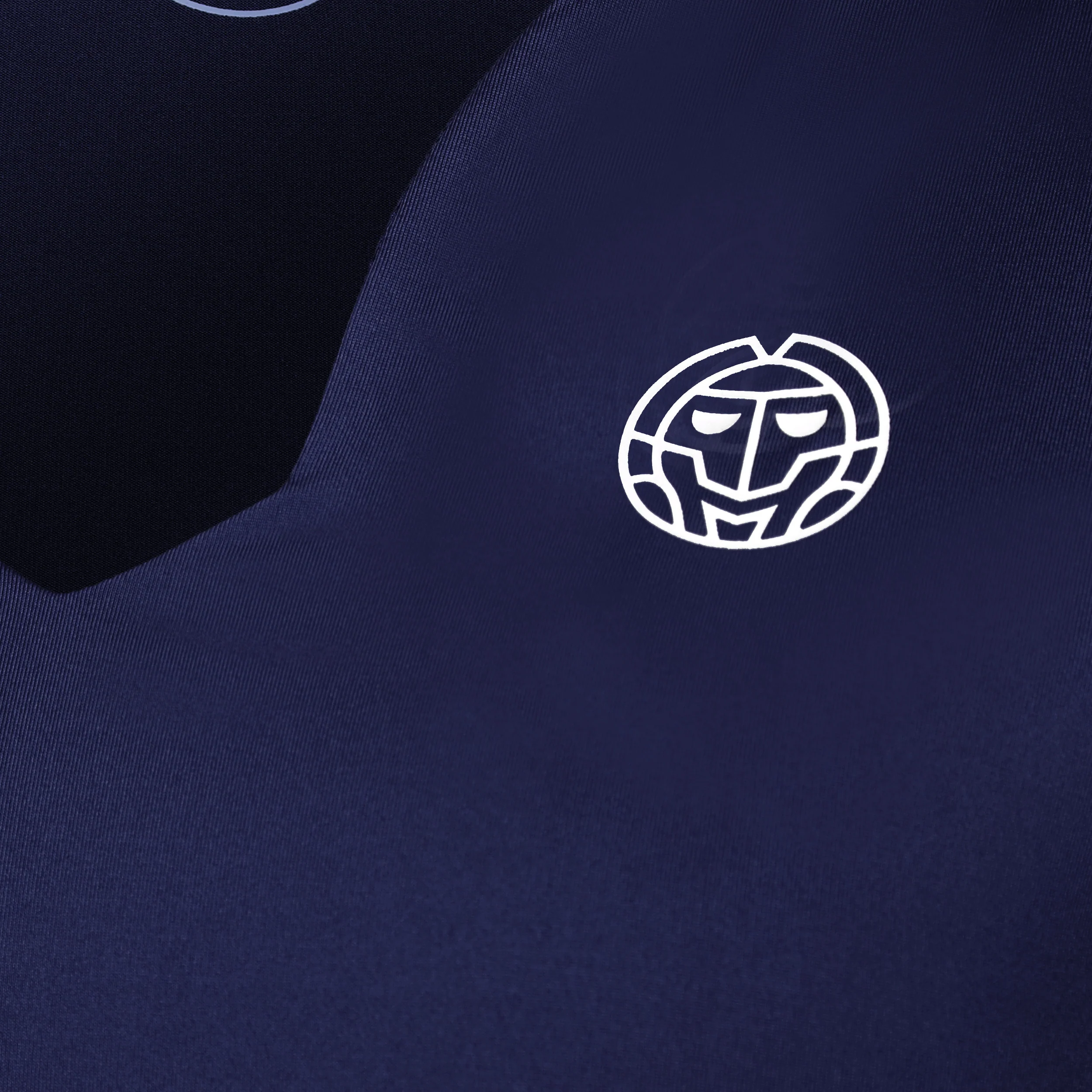 Crew V-Neck Camiseta De Manga Corta Mujeres-Azul Oscuro - Image 7