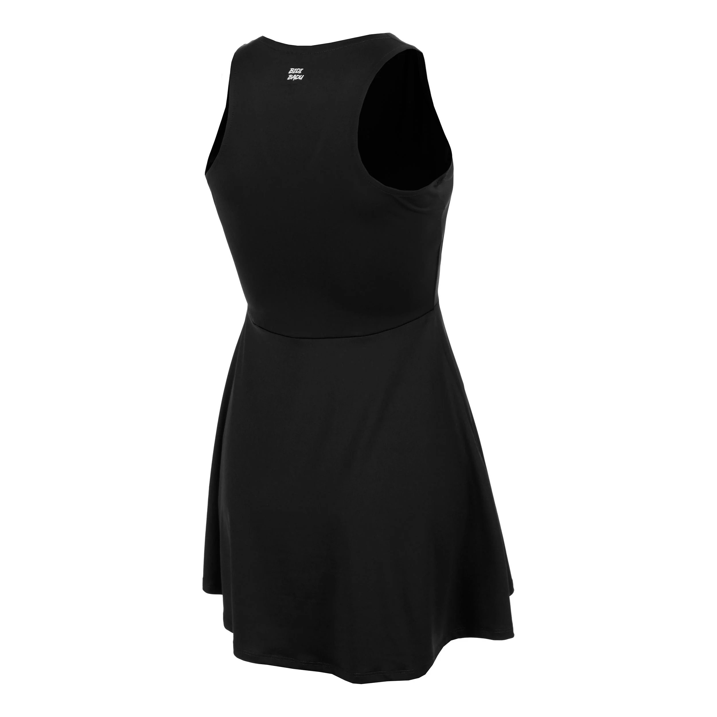 Crew V-Neck Vestido Mujeres-negro - Image 6