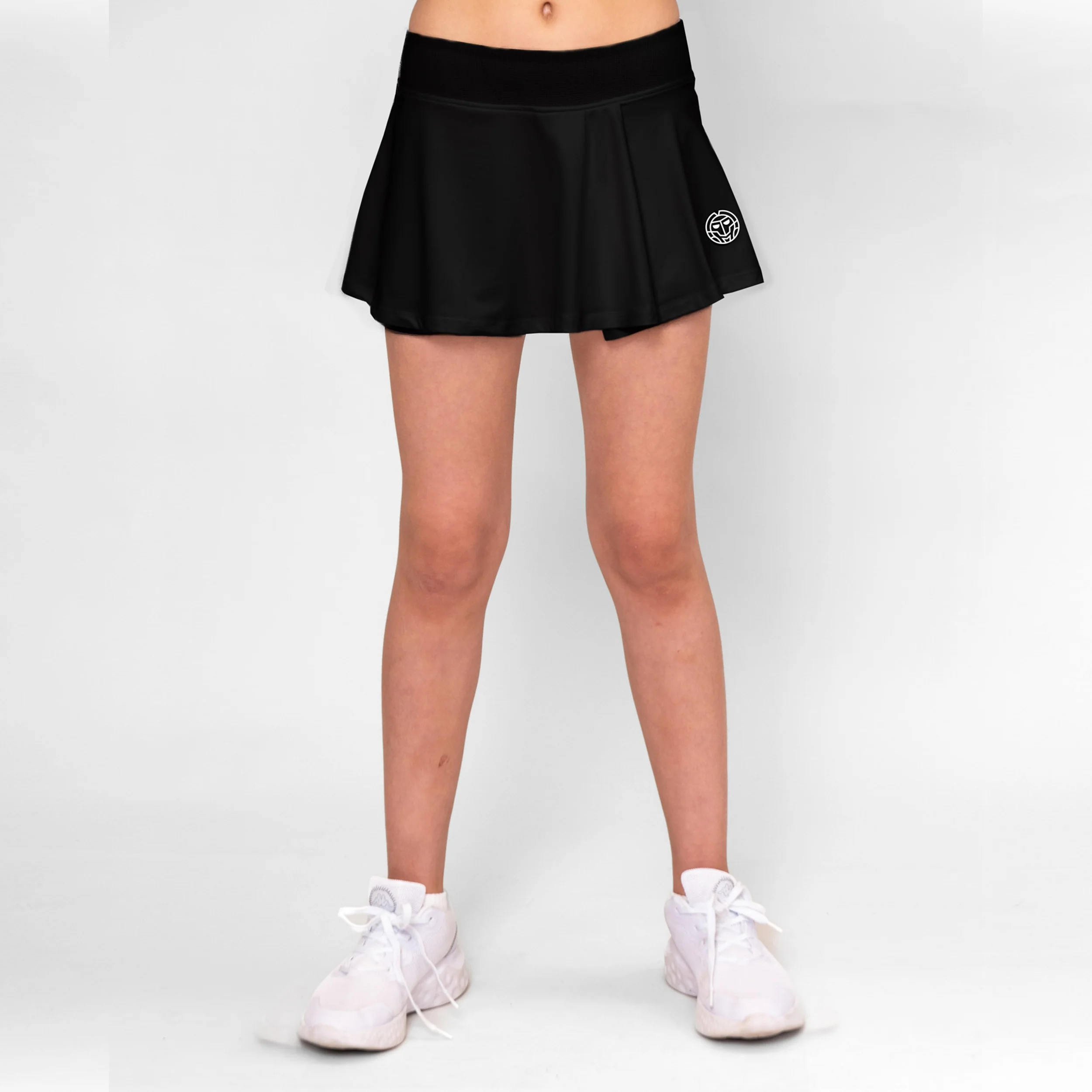 Crew Wavy Falda Chicas-Negro - Image 6